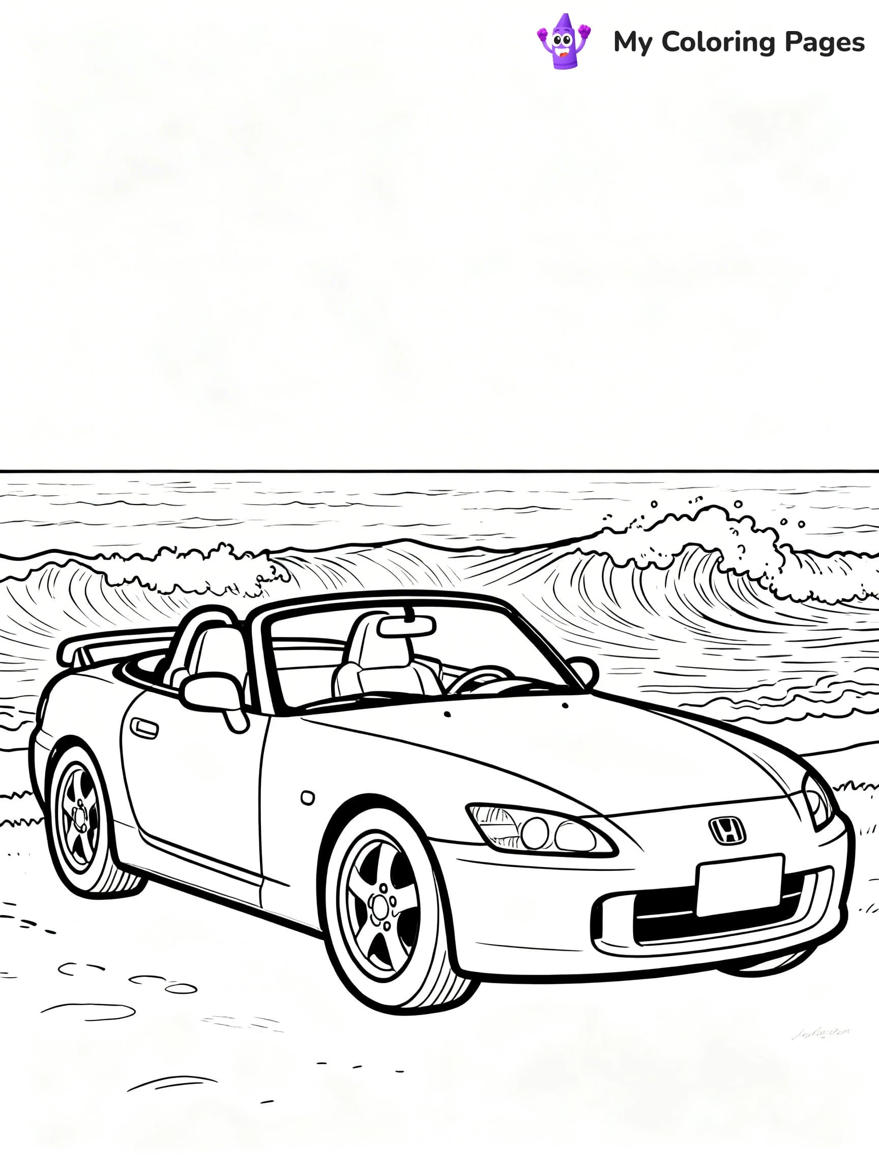 Honda Coloring Pages - 22