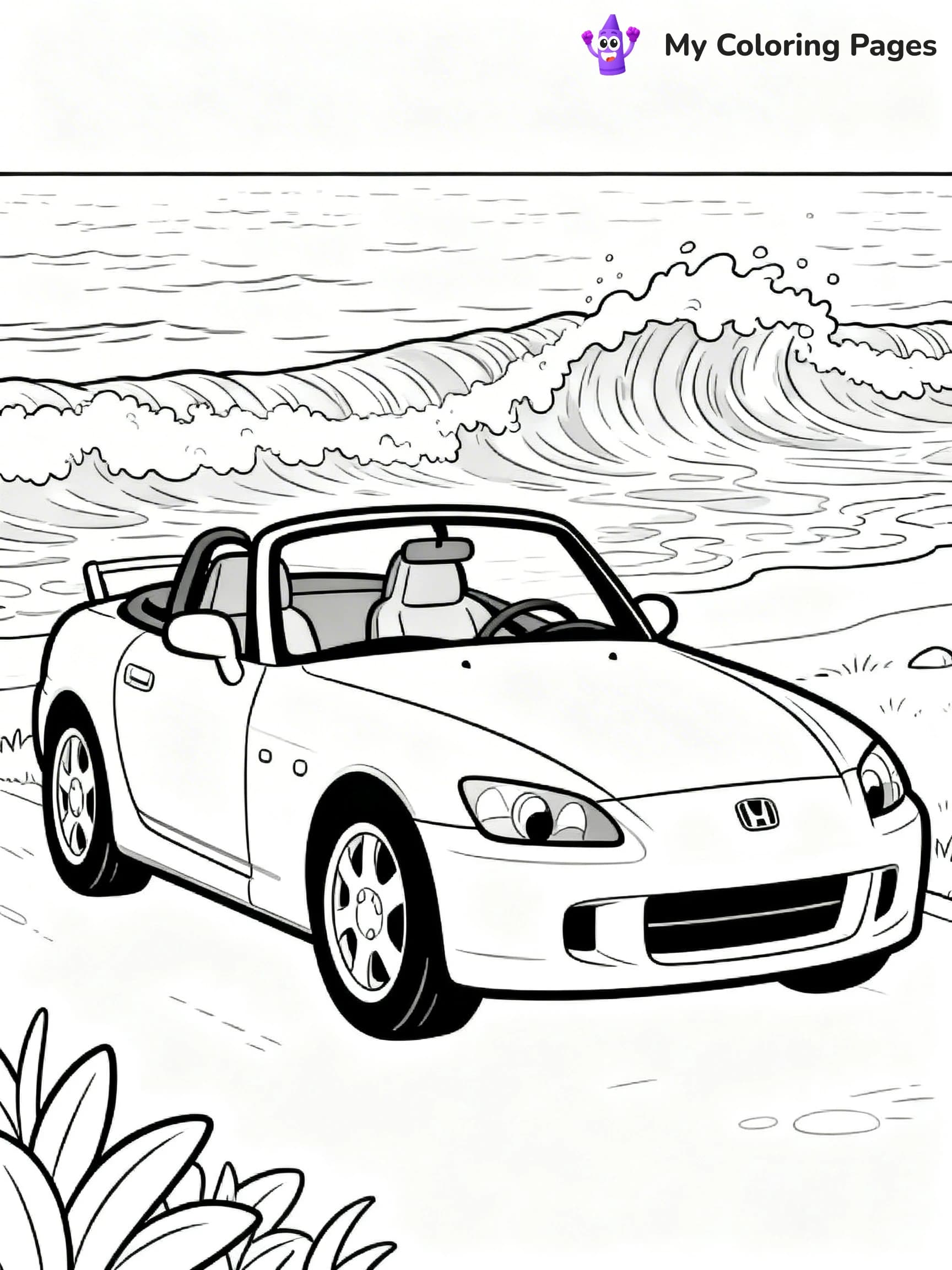 Honda Coloring Pages - 20
