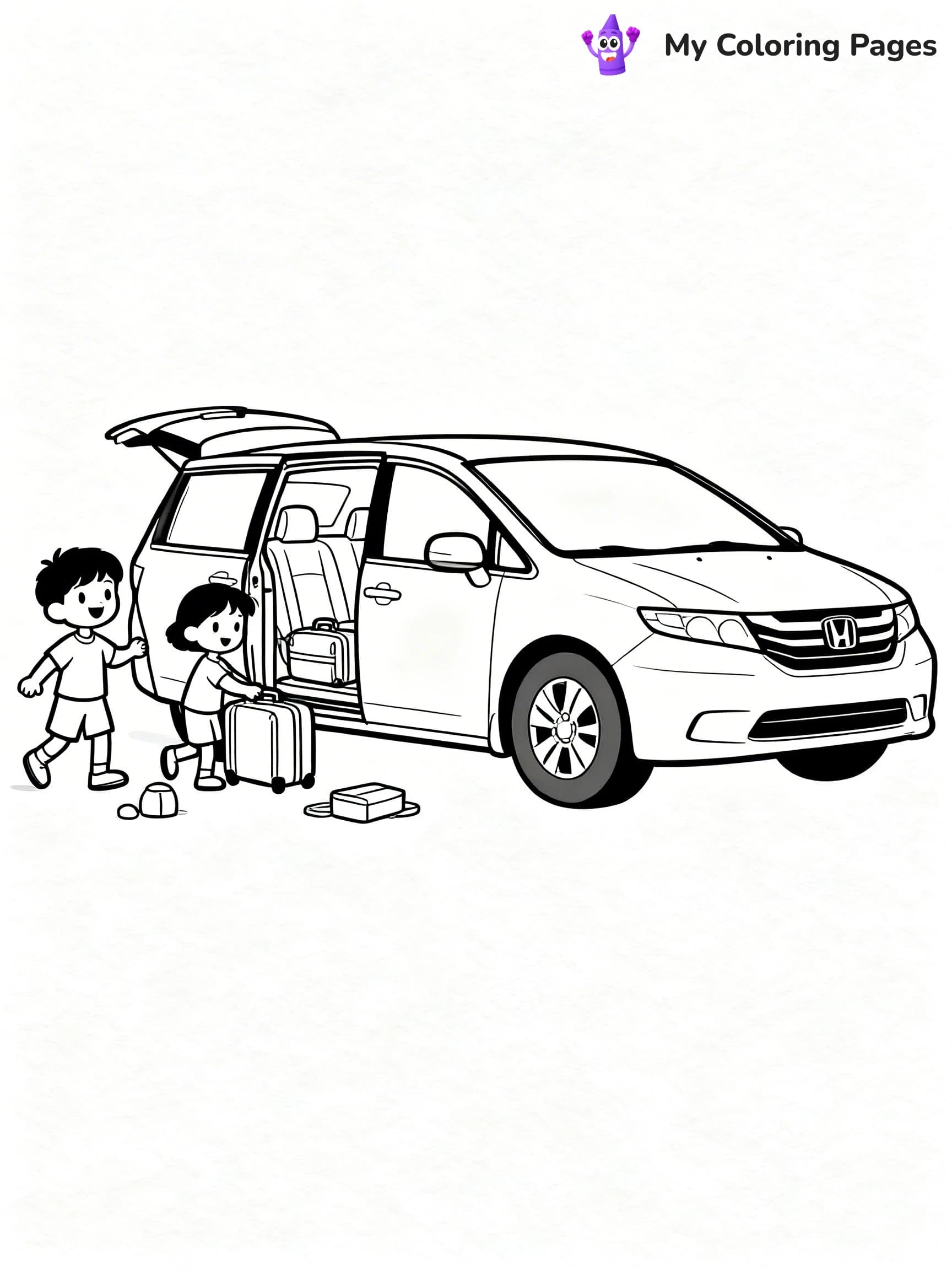 Honda Coloring Pages - 19