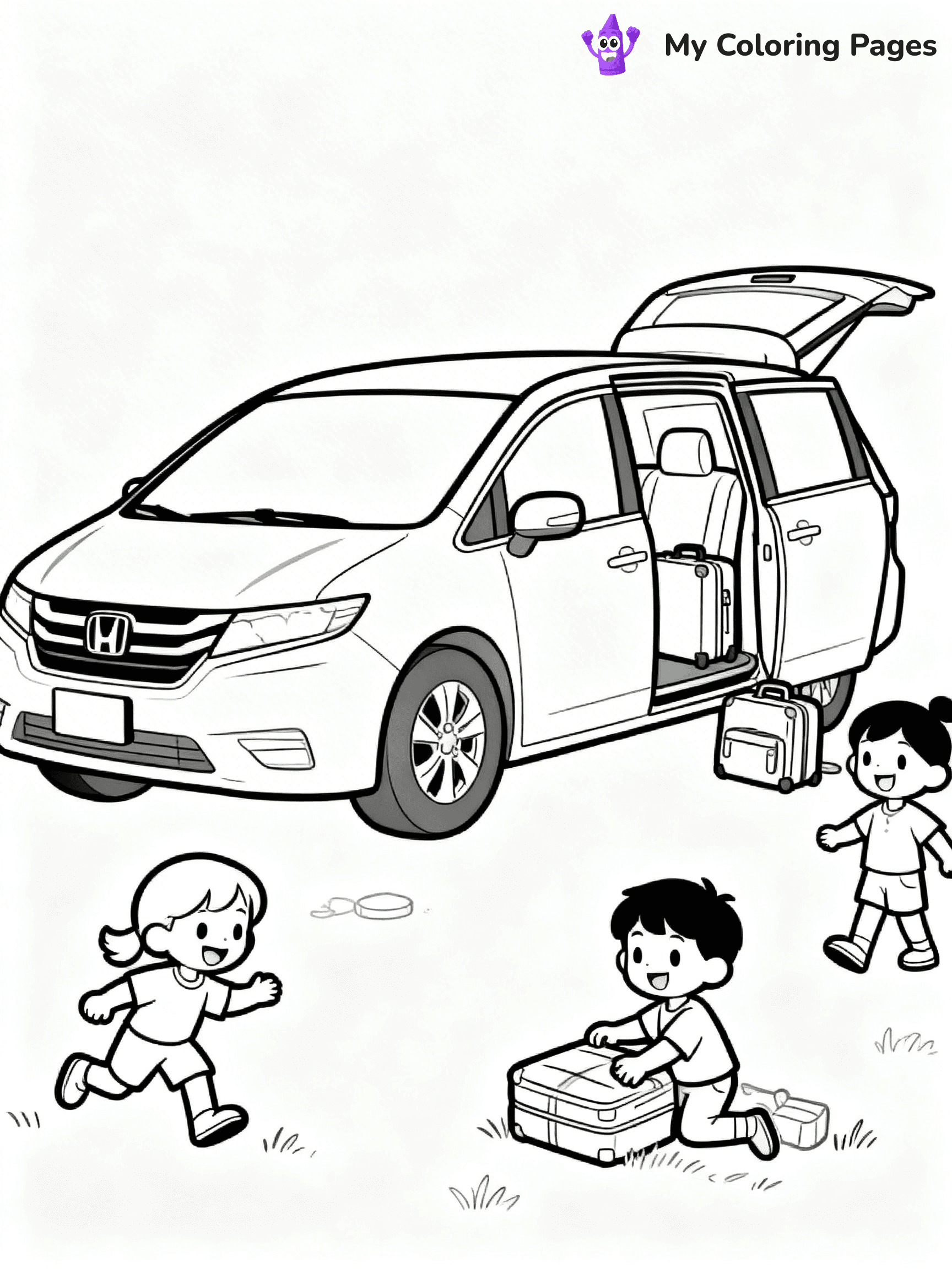 Honda Coloring Pages - 18