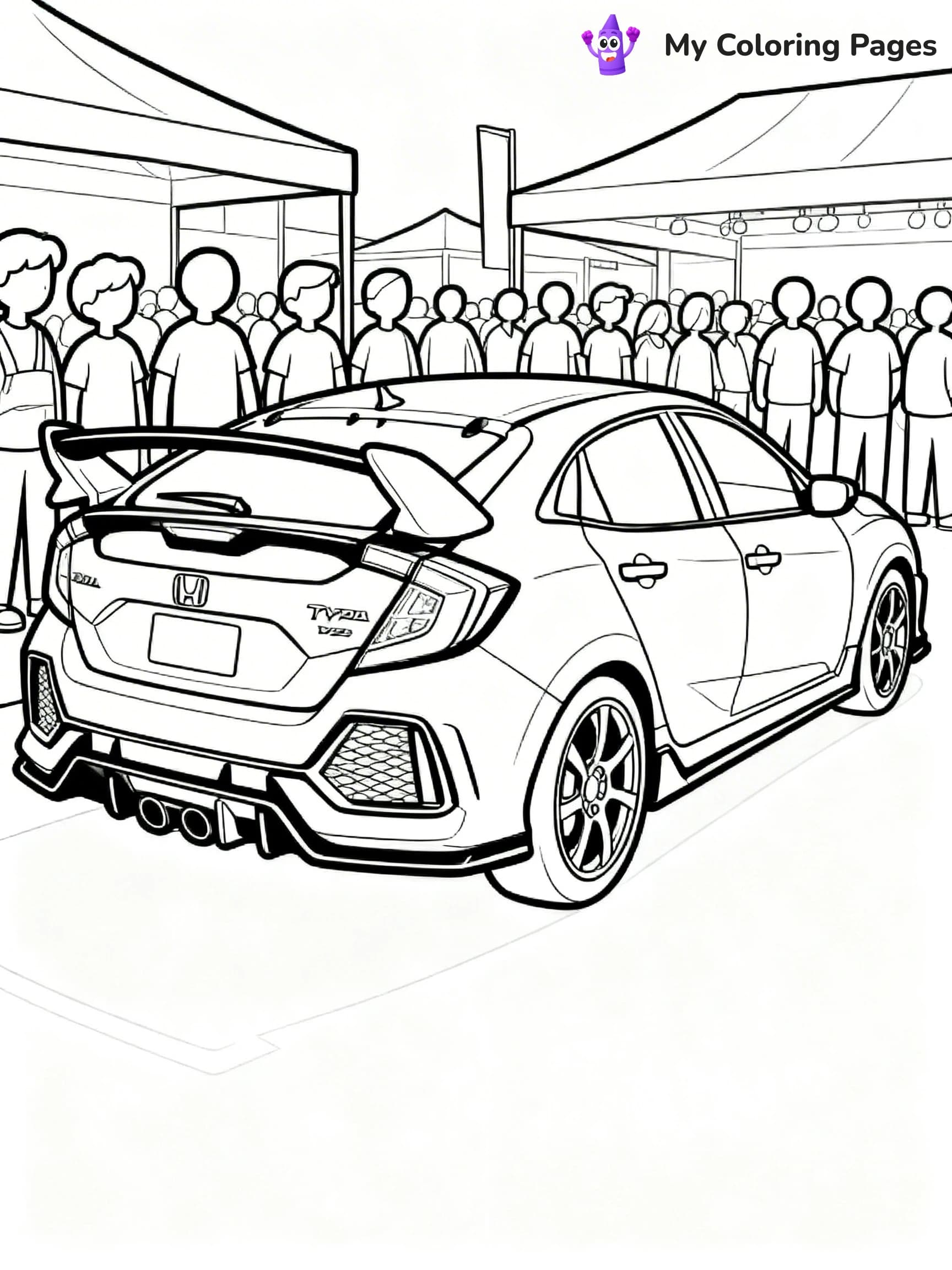 Honda Coloring Pages - 10