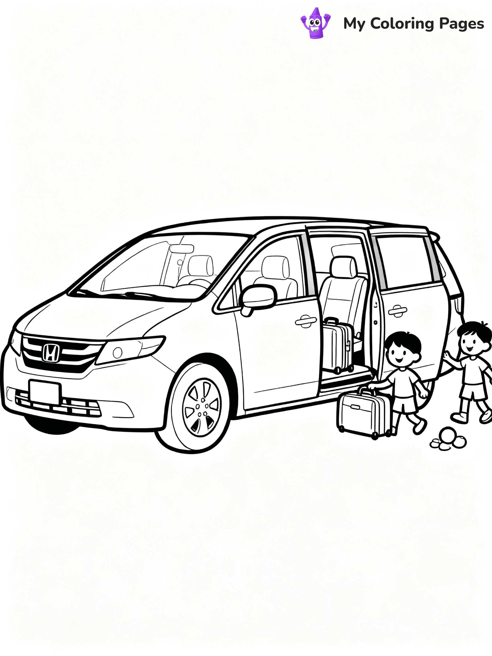 Honda Coloring Pages - 8