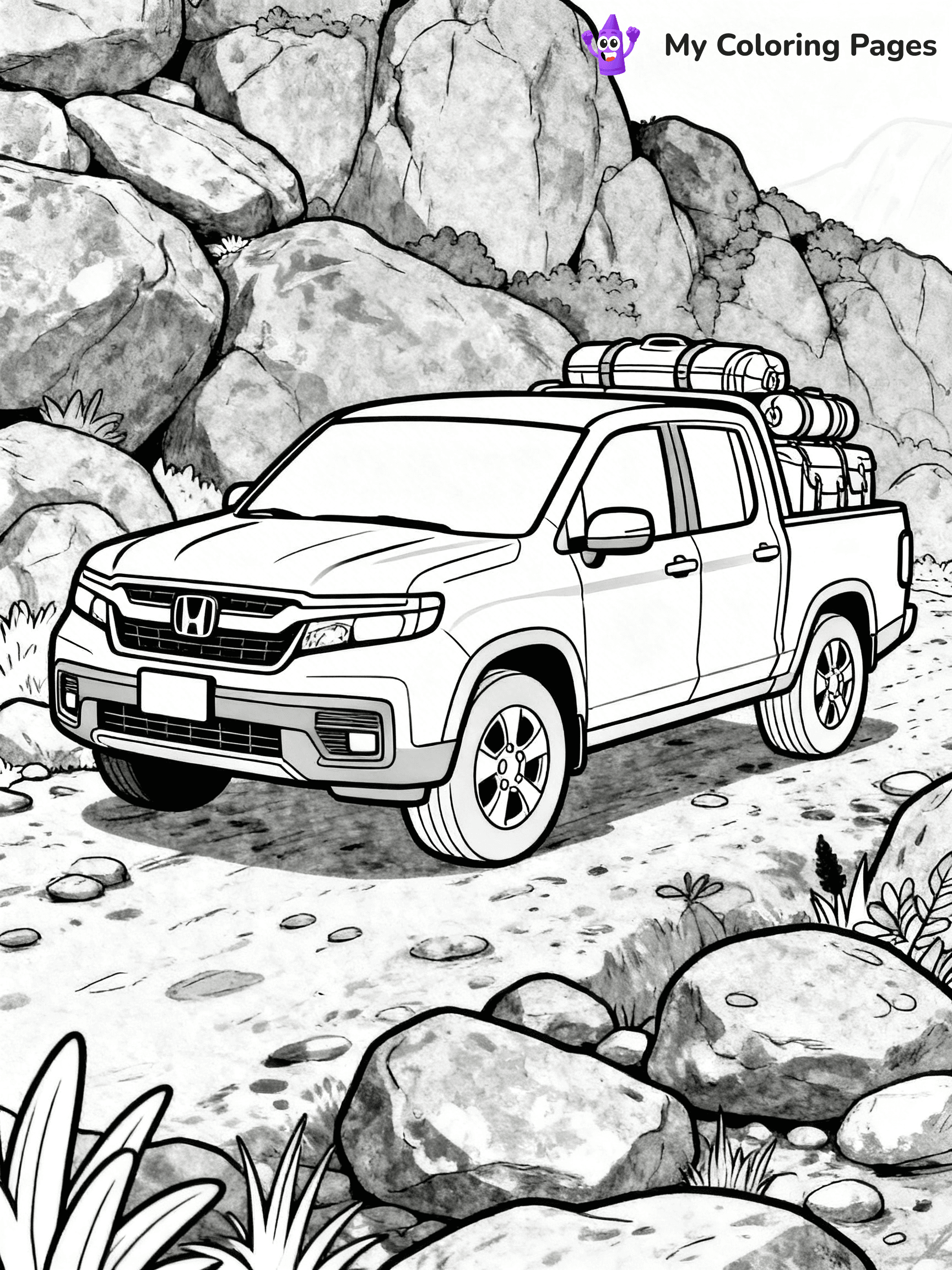 Honda Coloring Pages - 7