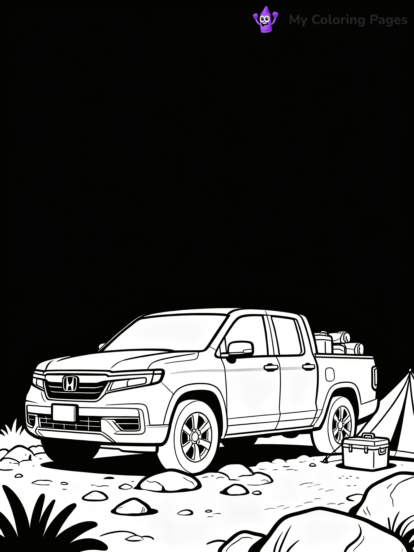 Honda Coloring Pages - 6