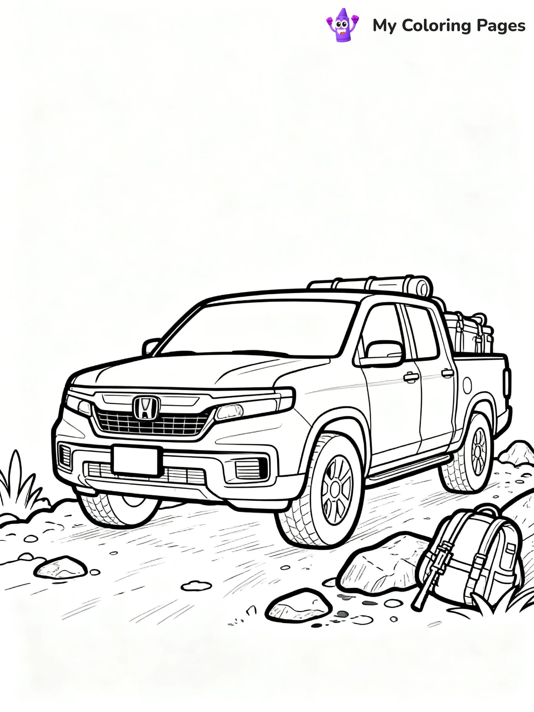 Honda Coloring Pages - 4