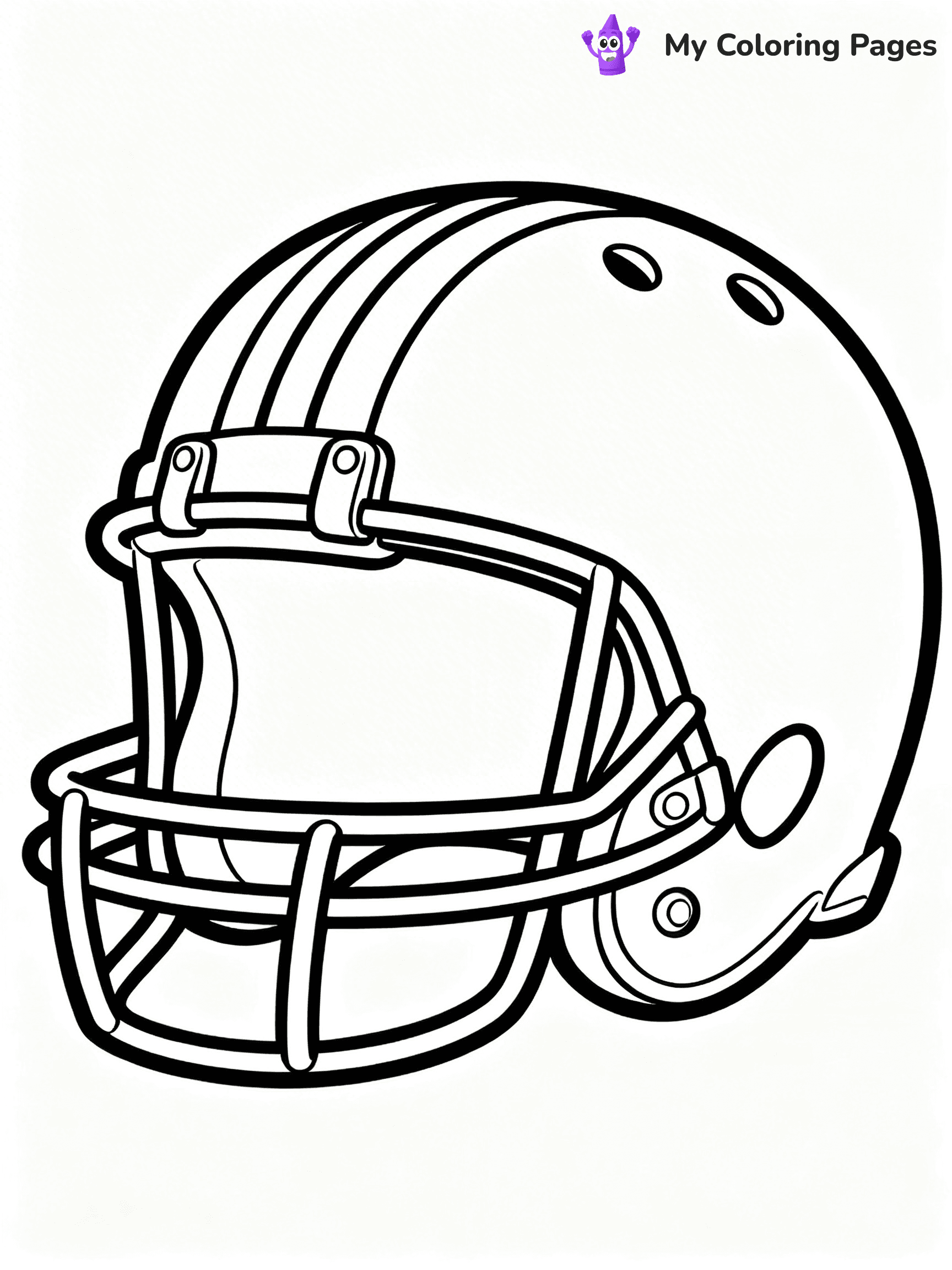 Football Helmet Coloring Pages - 50