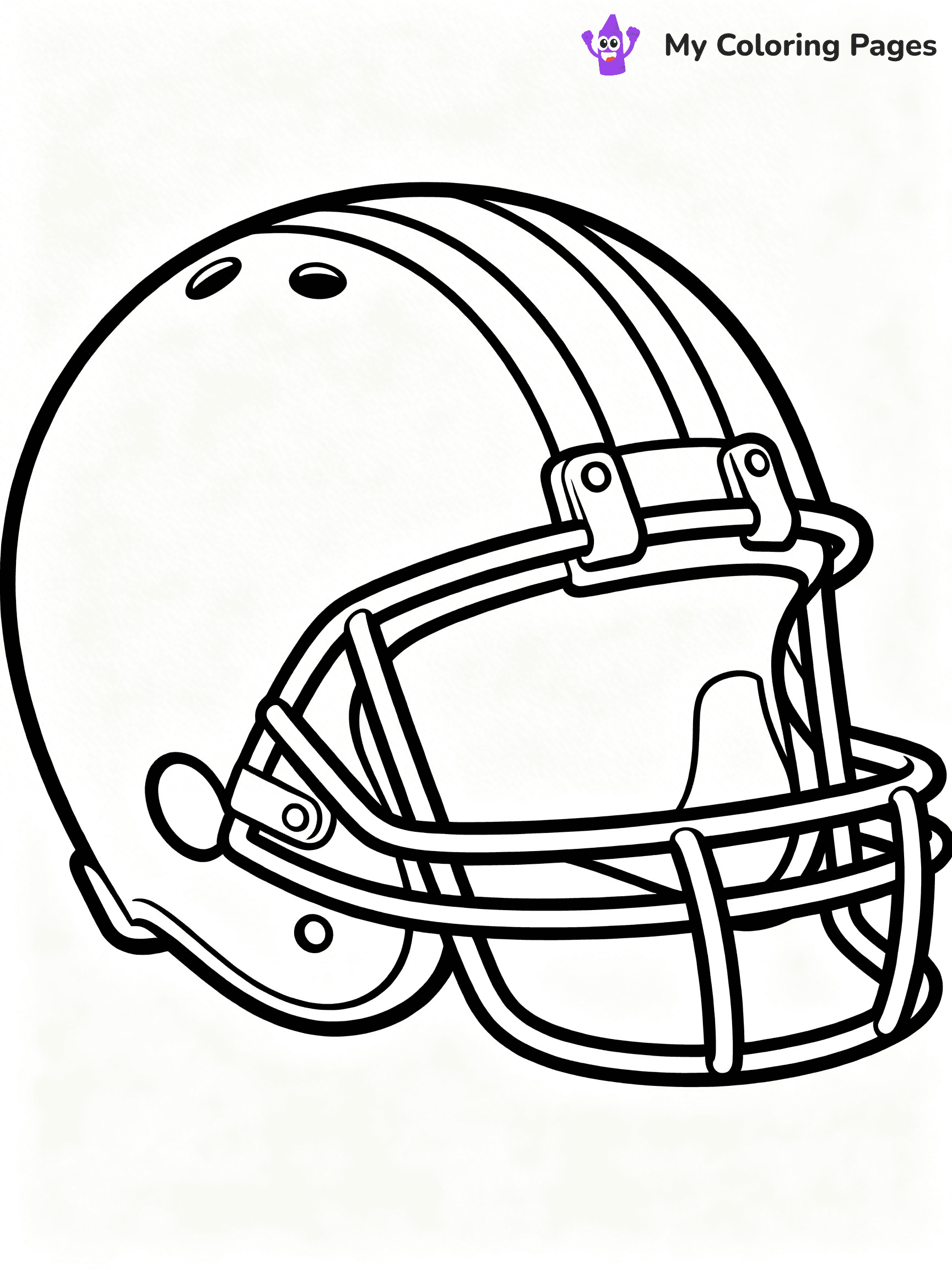 Football Helmet Coloring Pages - 45