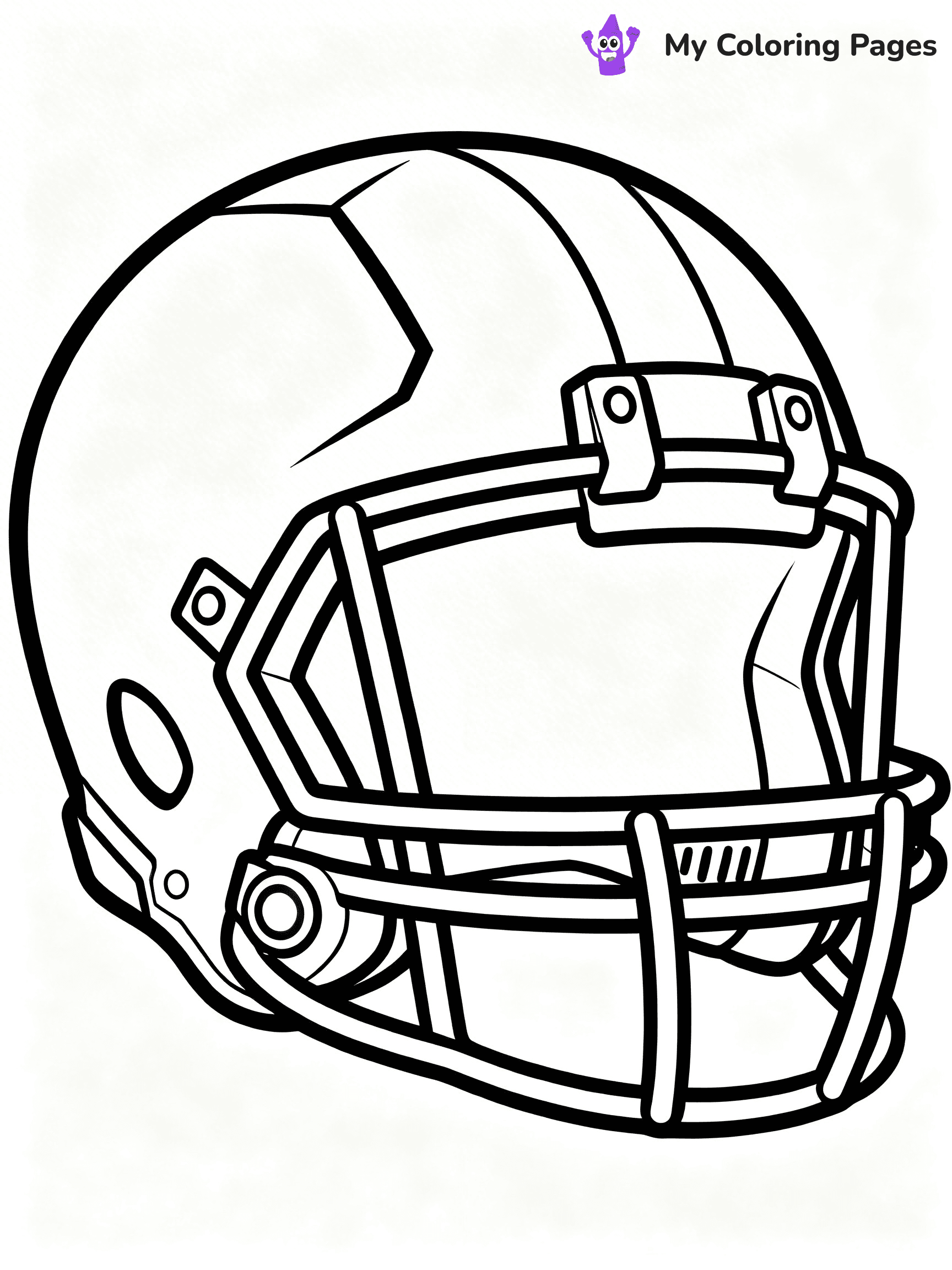 Football Helmet Coloring Pages - 41