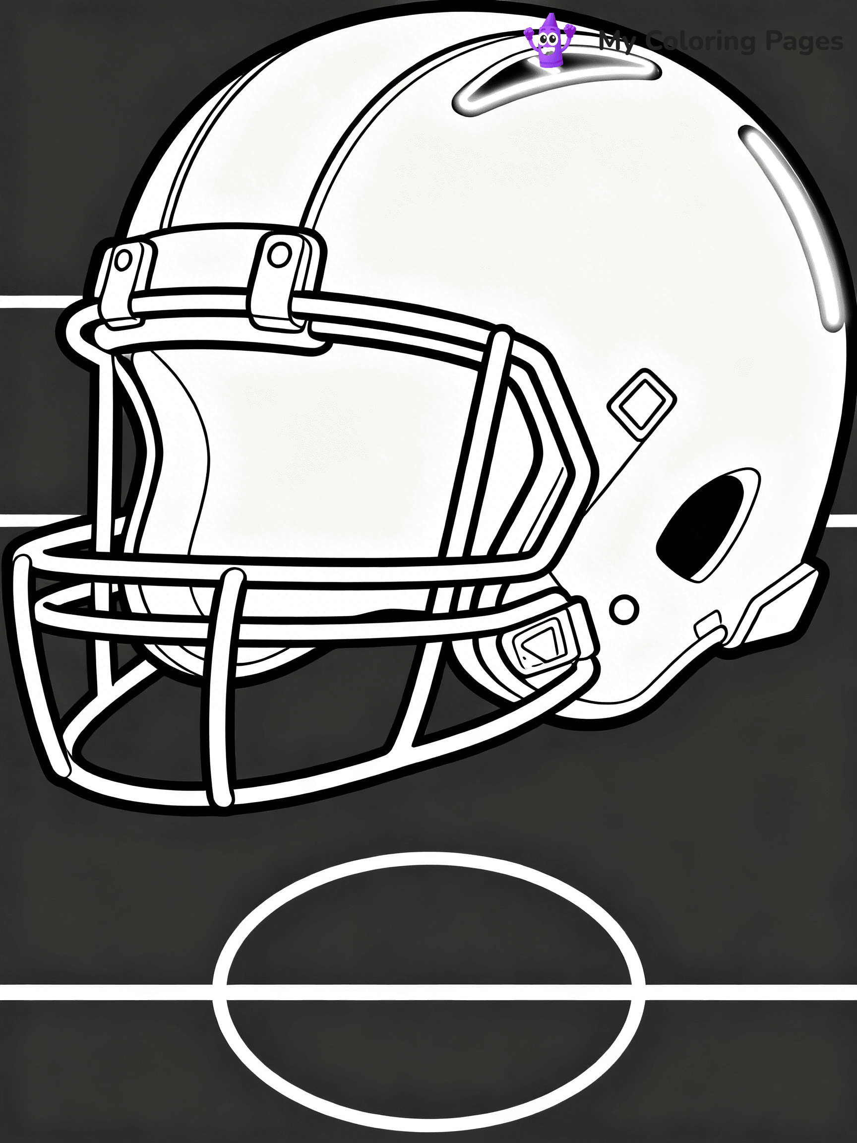 Football Helmet Coloring Pages - 40