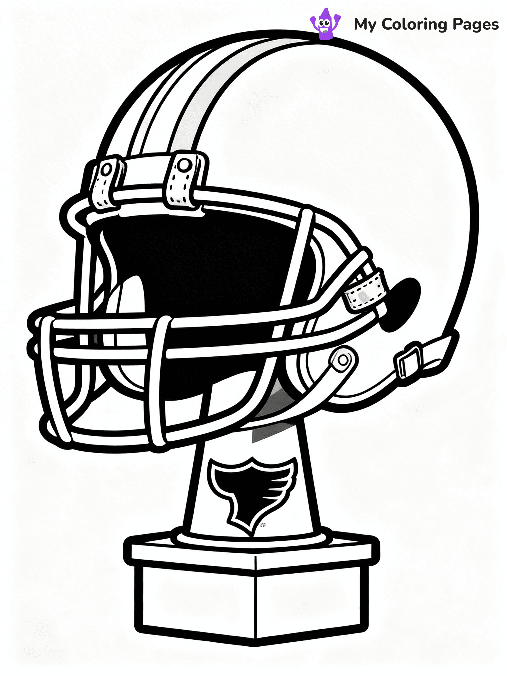 Football Helmet Coloring Pages - 31