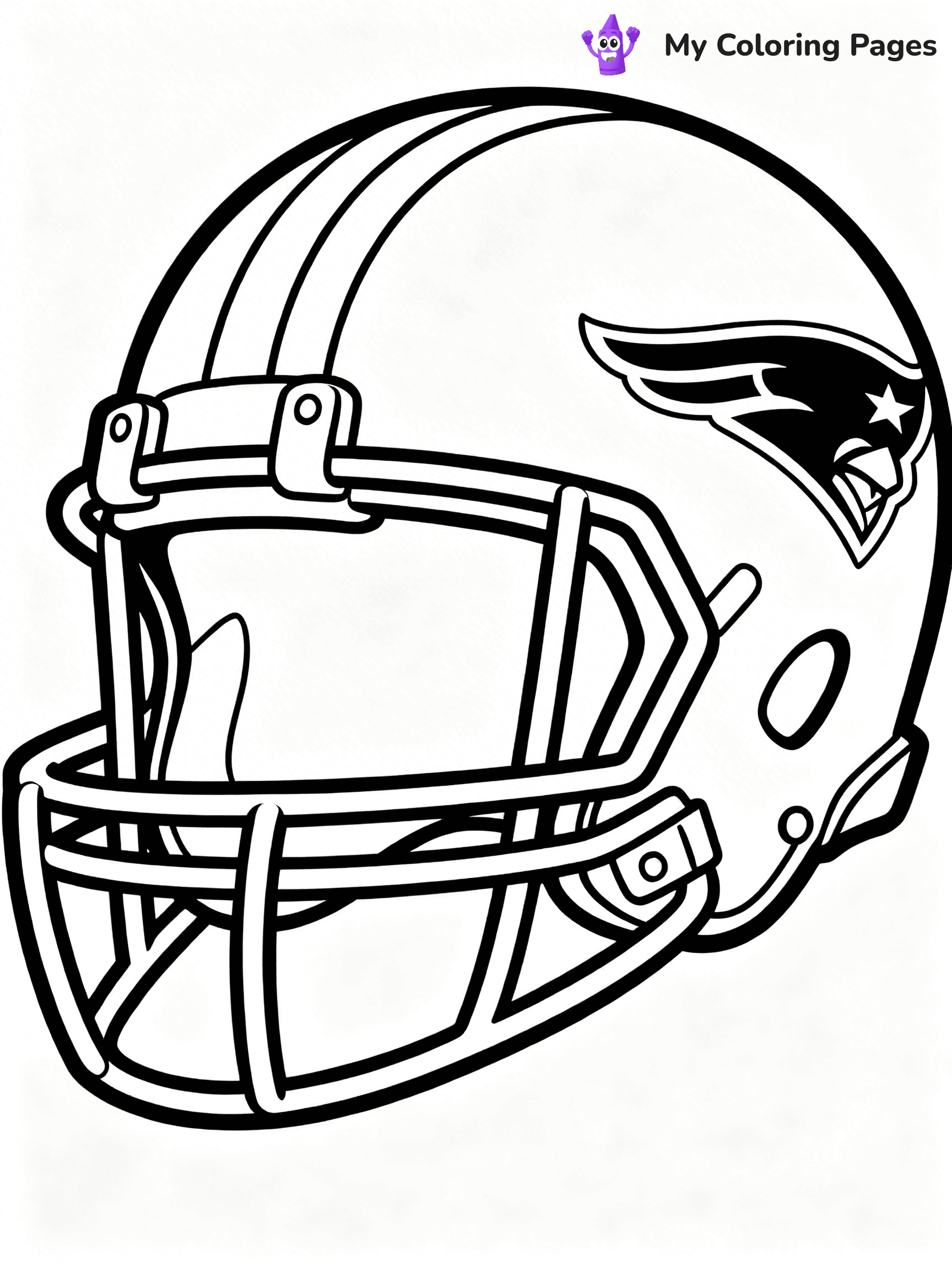 Football Helmet Coloring Pages - 25