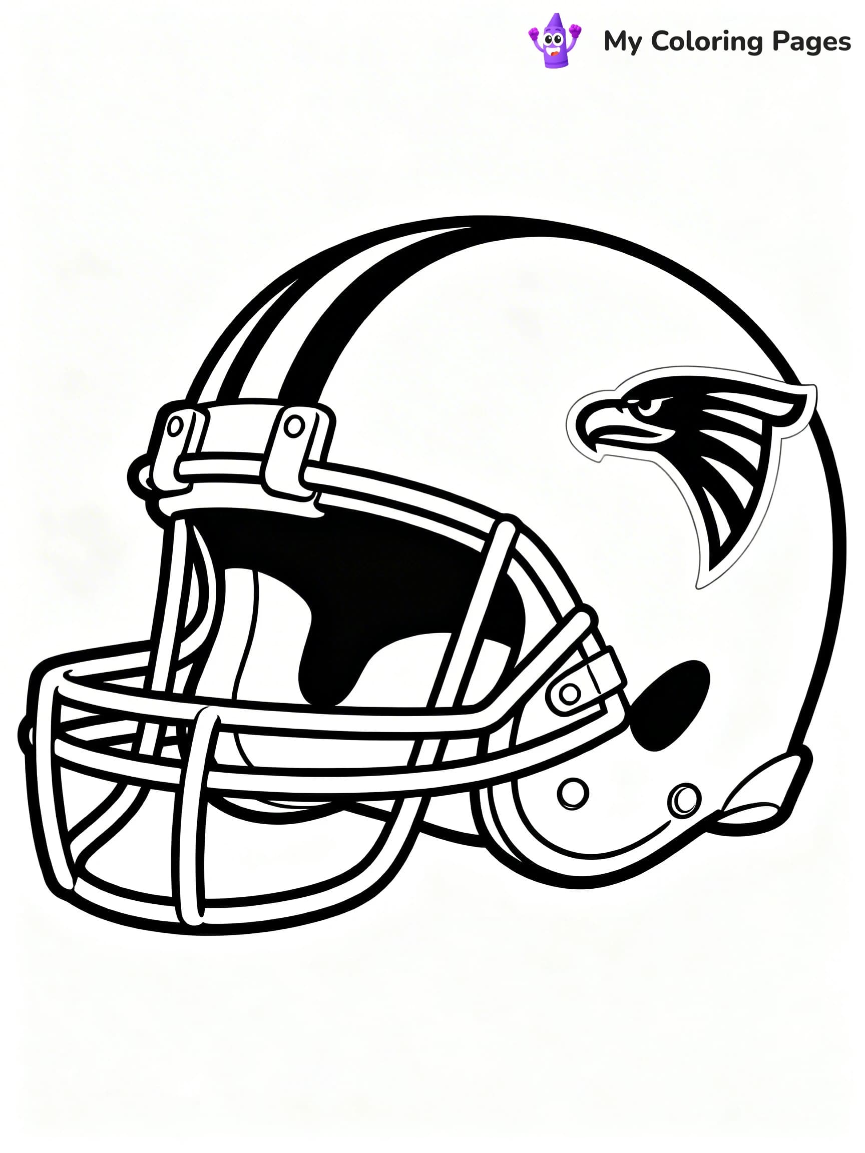 Football Helmet Coloring Pages - 20
