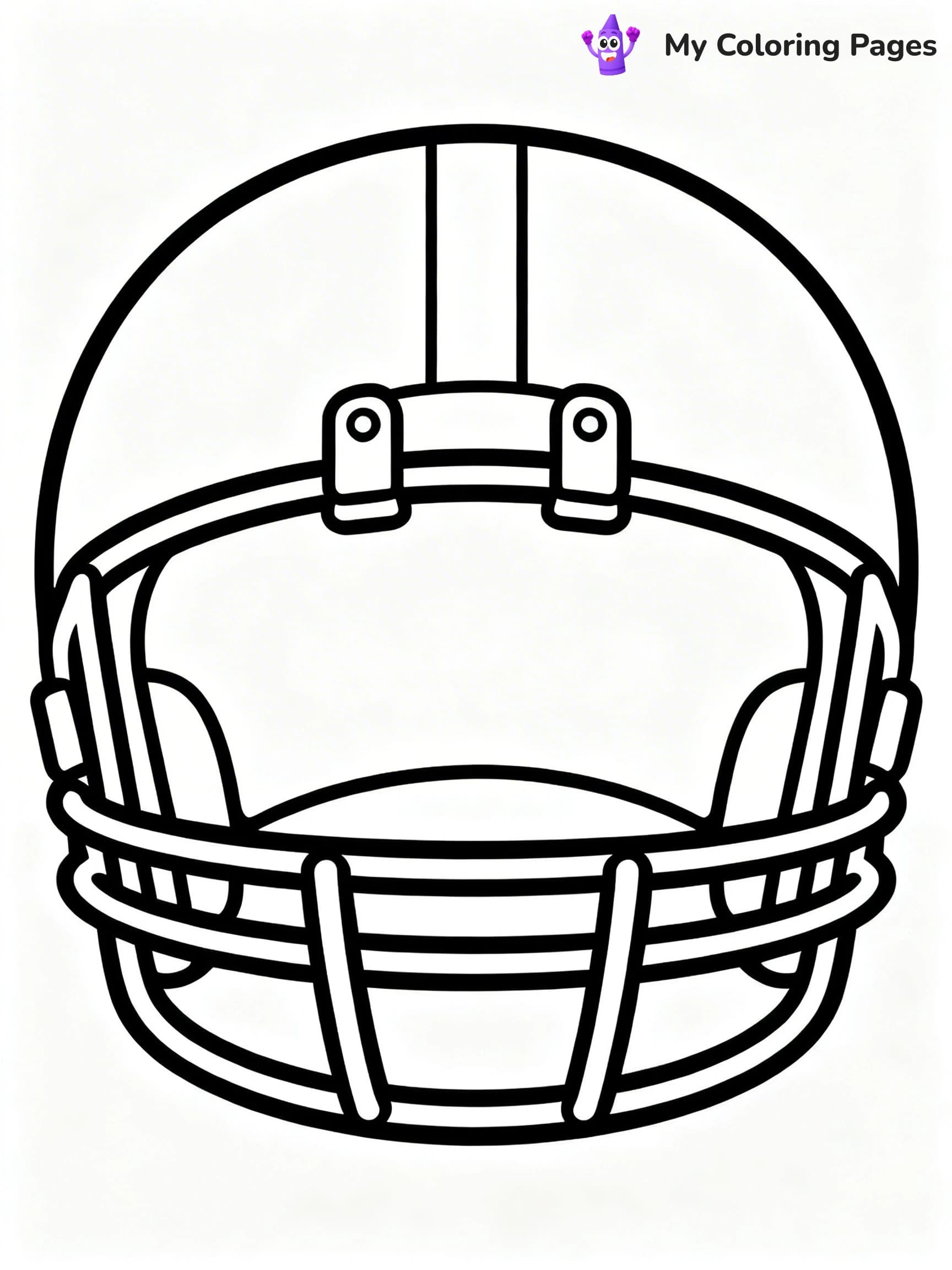 Football Helmet Coloring Pages - 18
