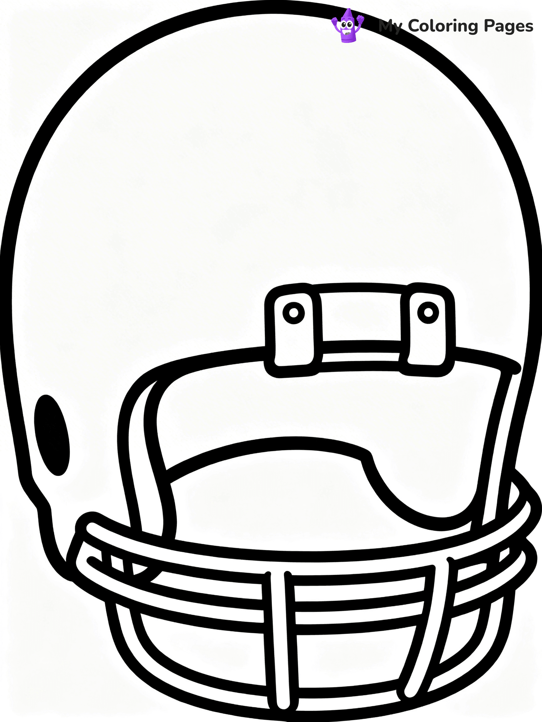 Football Helmet Coloring Pages - 16