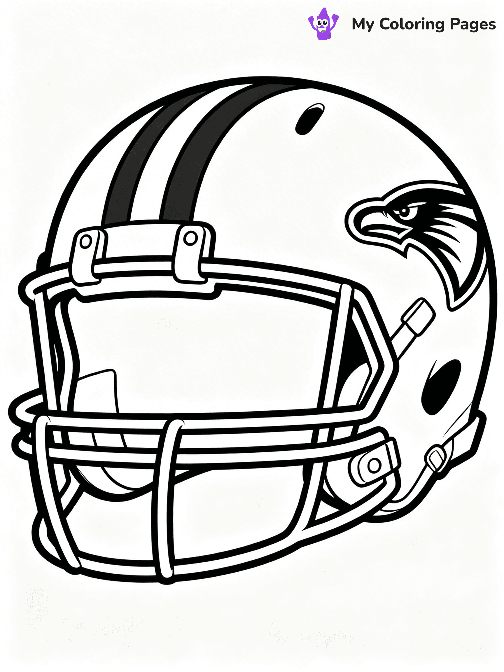 Football Helmet Coloring Pages - 10