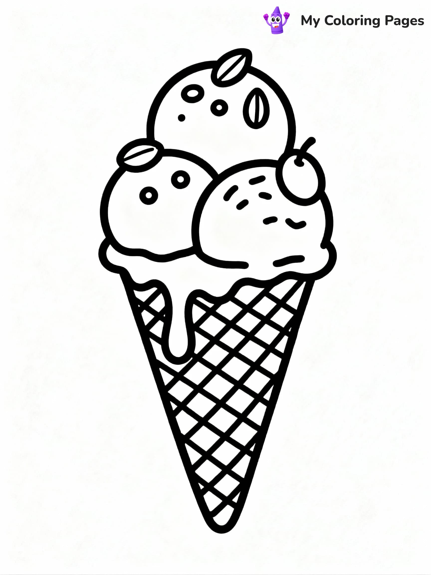 Ice Cream Coloring Pages - 15