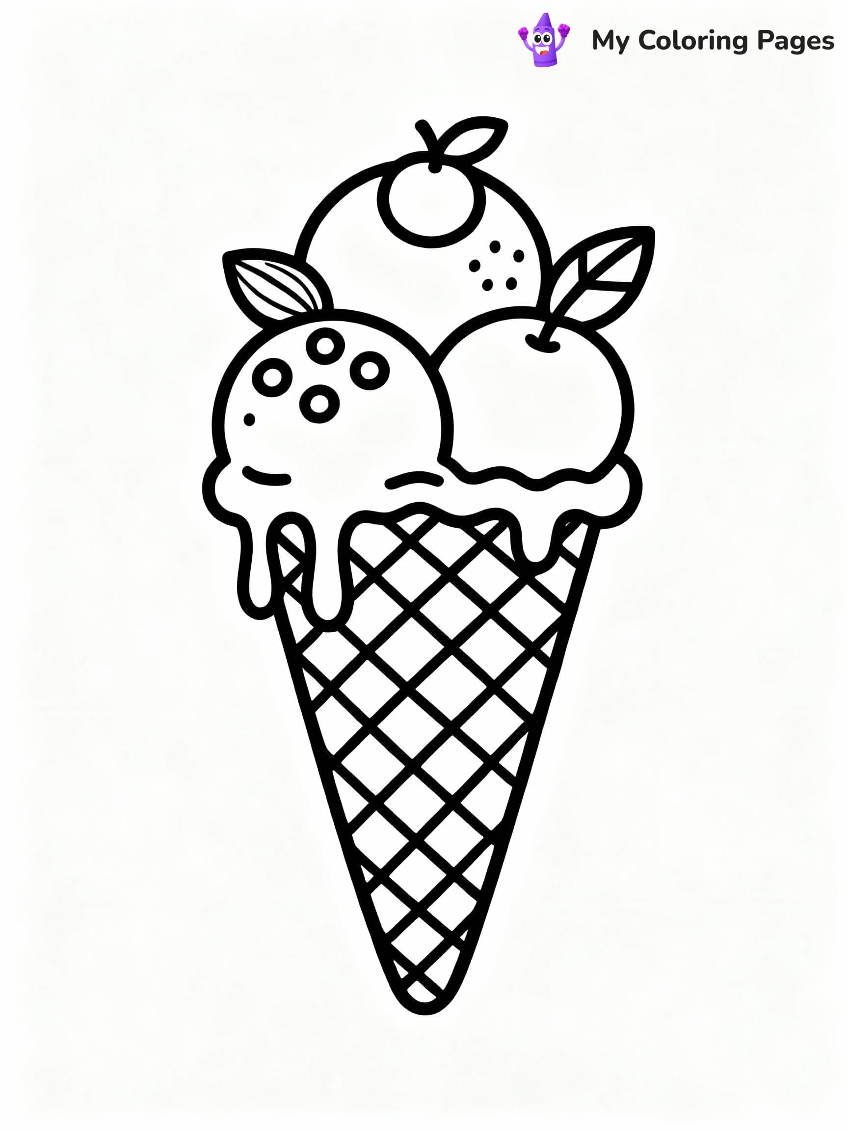 Ice Cream Coloring Pages - 14