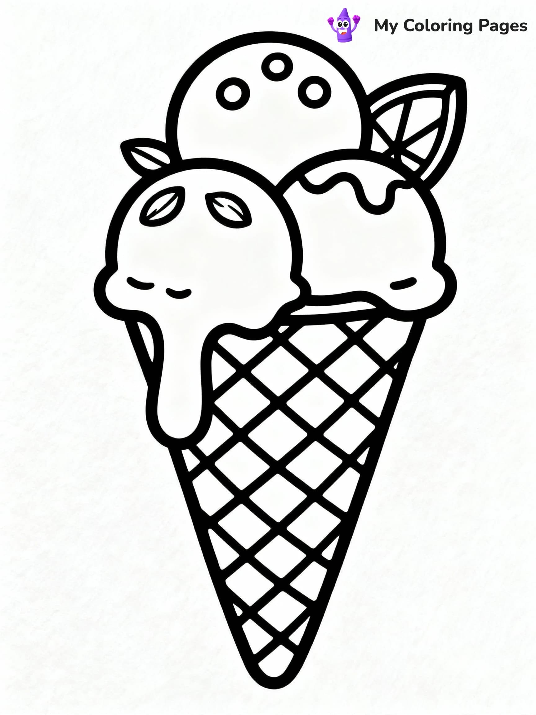 Ice Cream Coloring Pages - 8