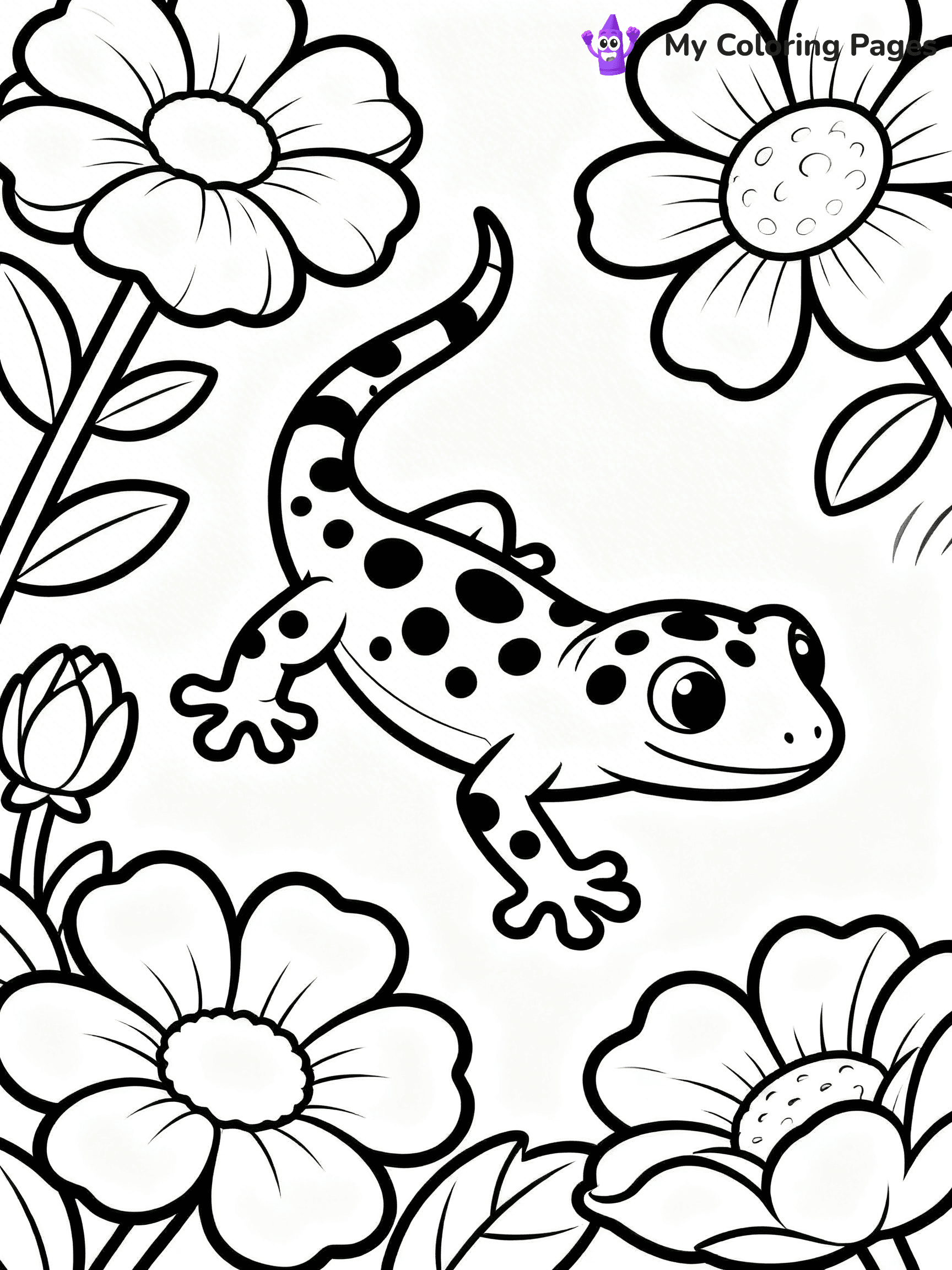 Gecko Coloring Pages - 10