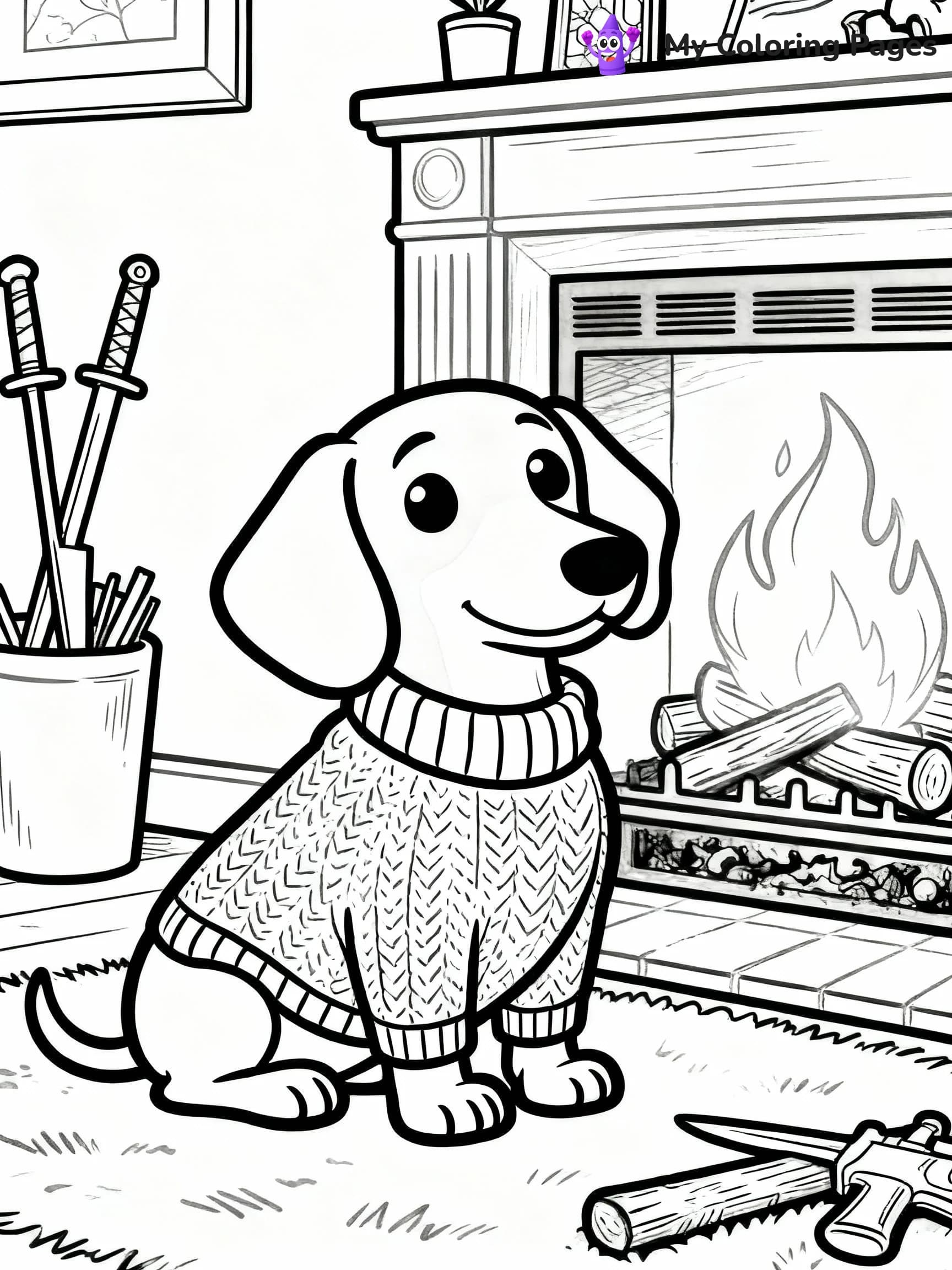 Dachshund Coloring Pages - 18