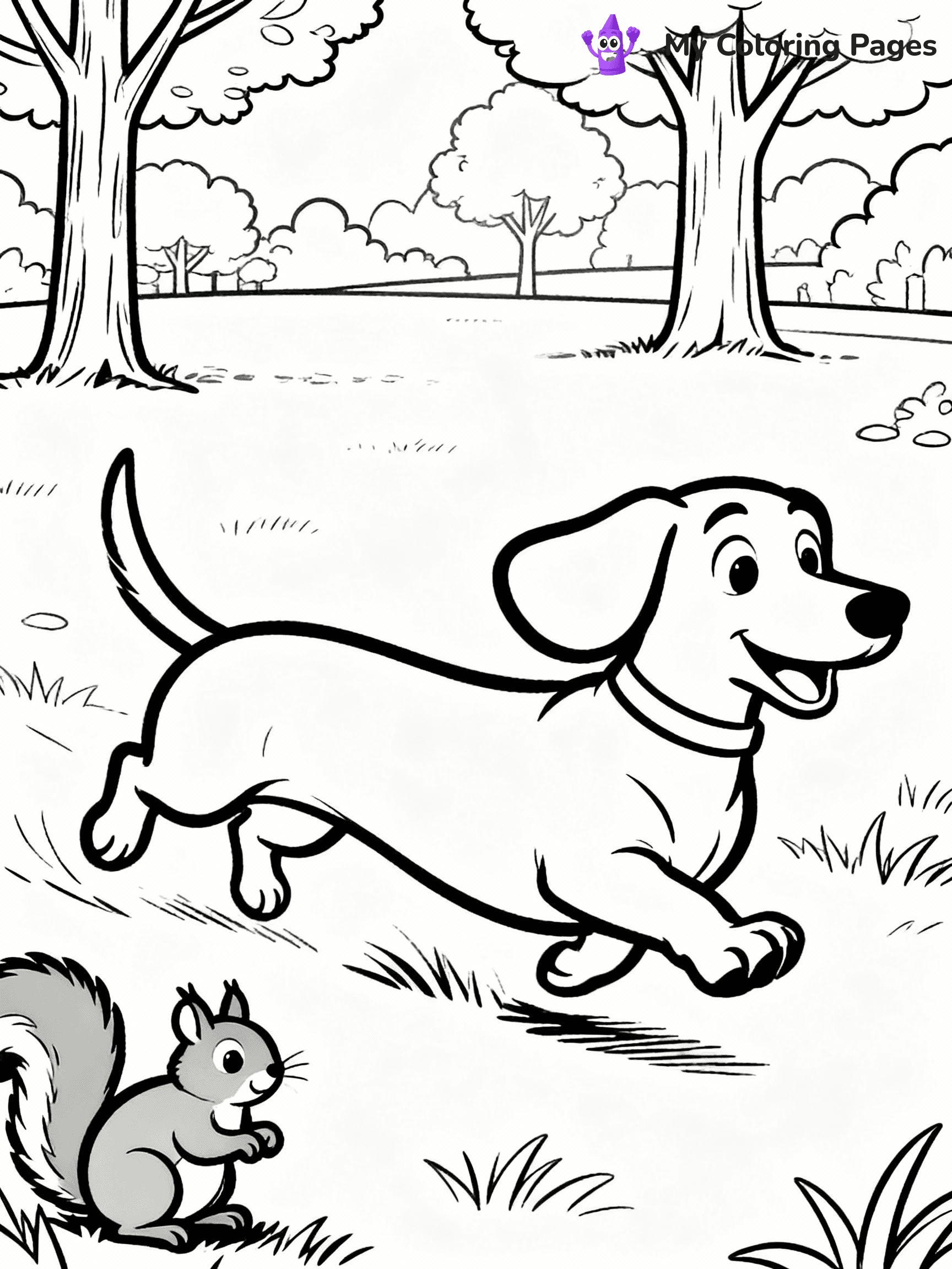 Dachshund Coloring Pages - 5