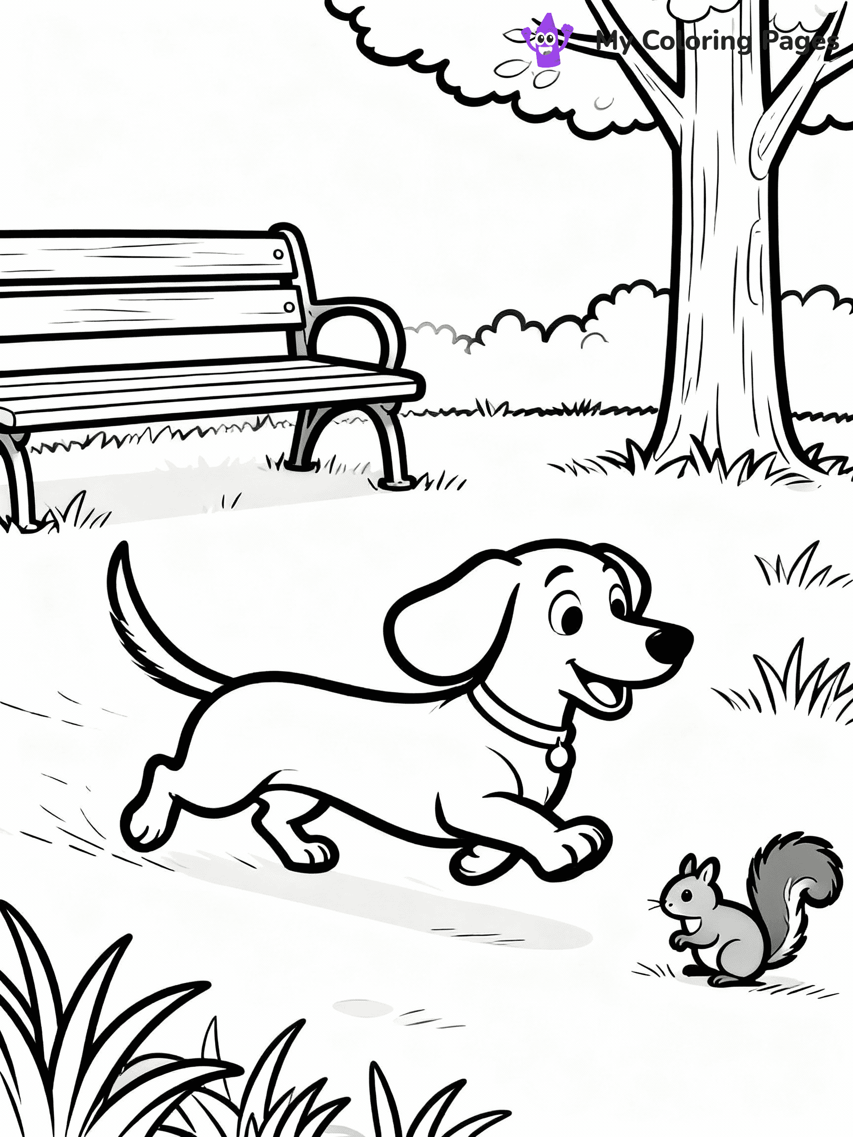 Dachshund Coloring Pages - 3