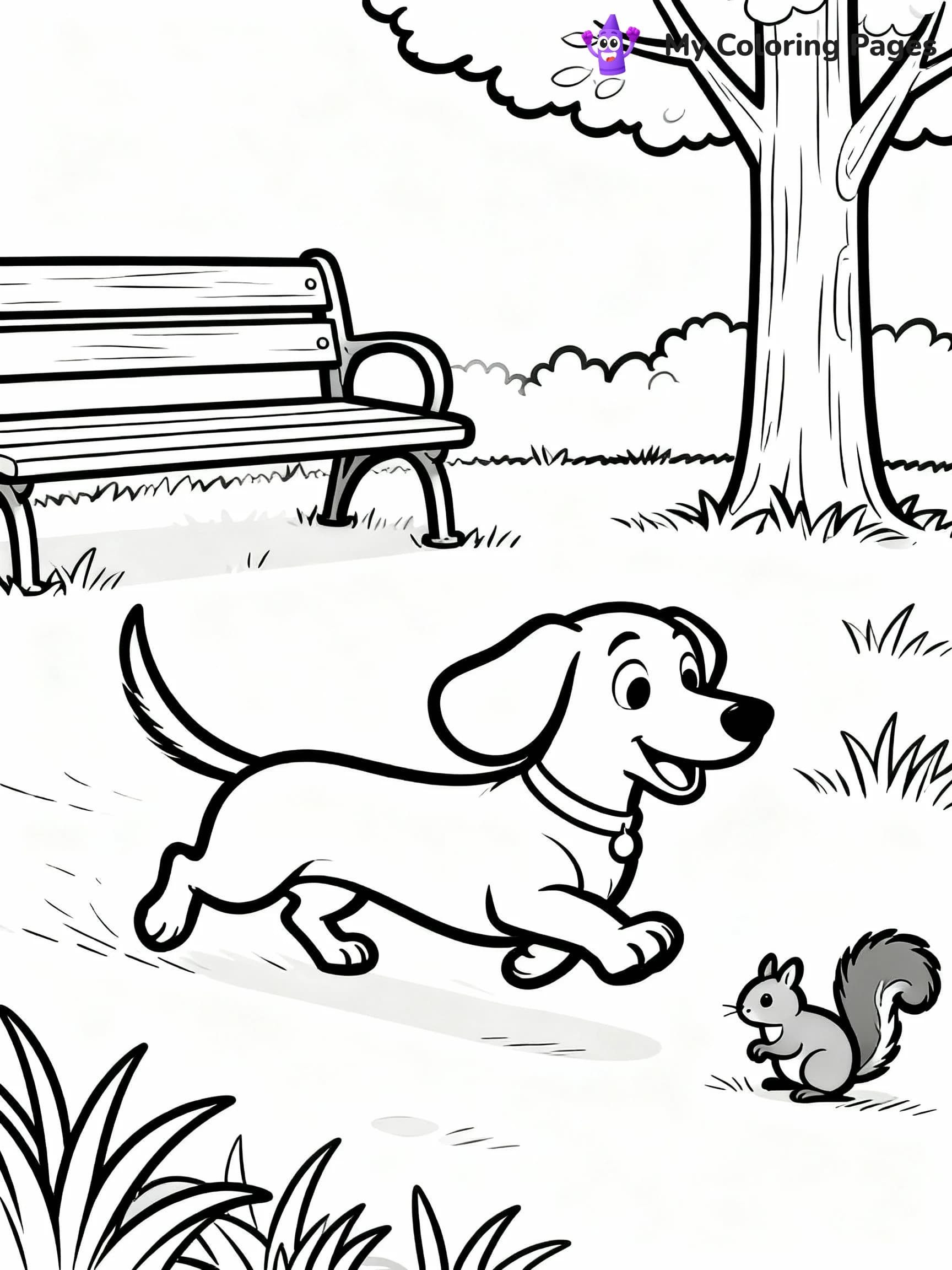Dachshund Coloring Pages - 3