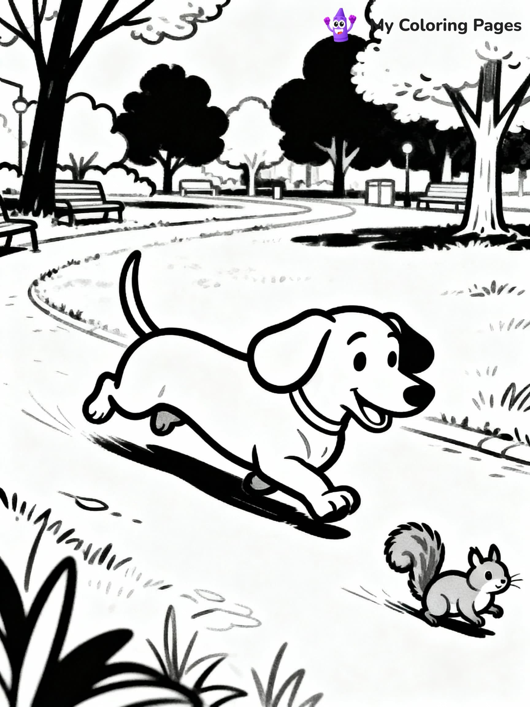 Dachshund Coloring Pages - 1