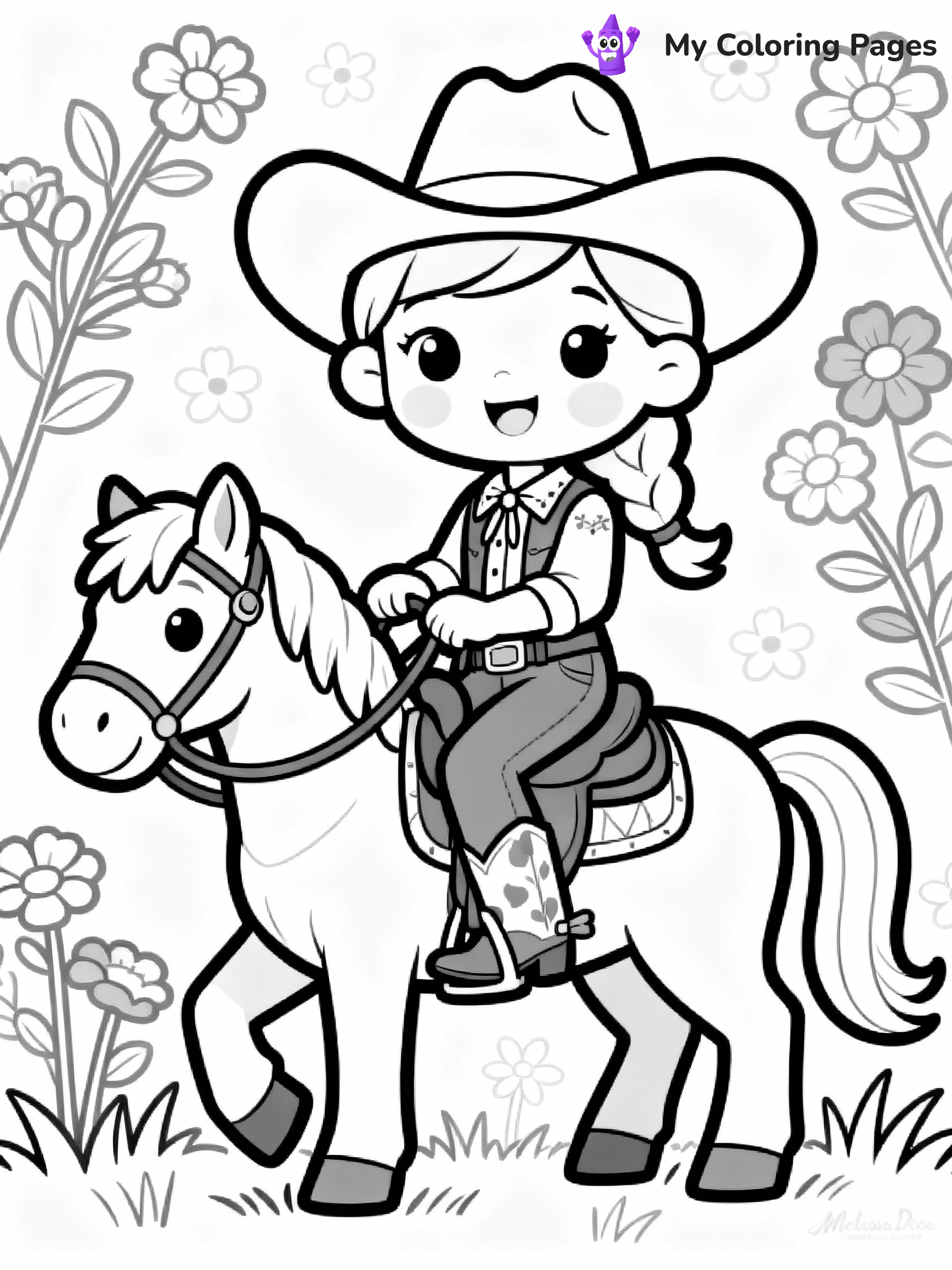 Preppy Coloring Pages - 33