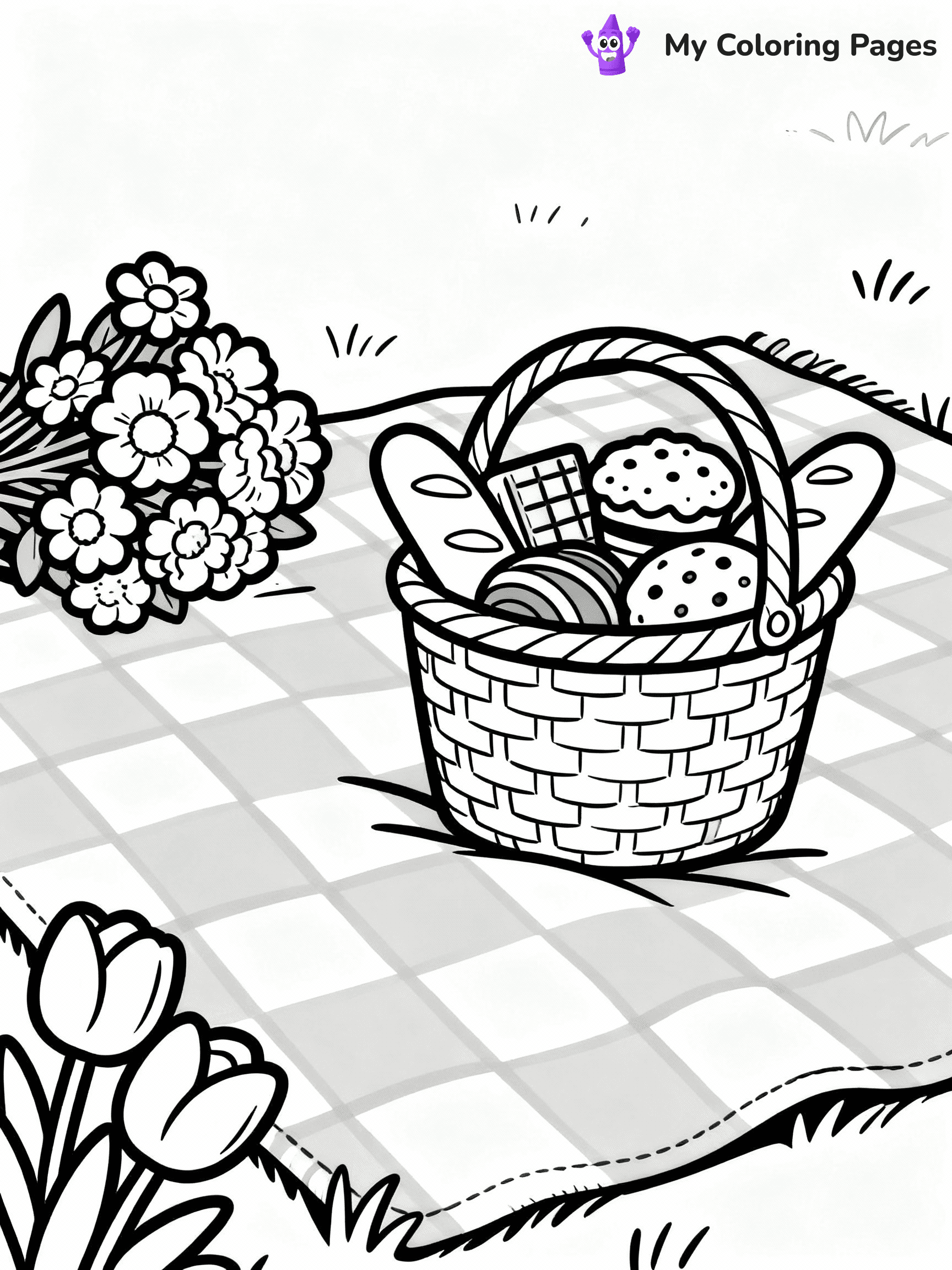 Preppy Coloring Pages - 1