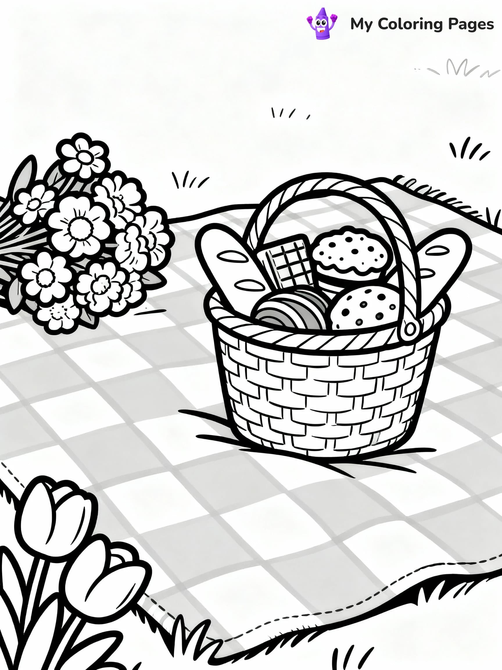 Preppy Coloring Pages - 1