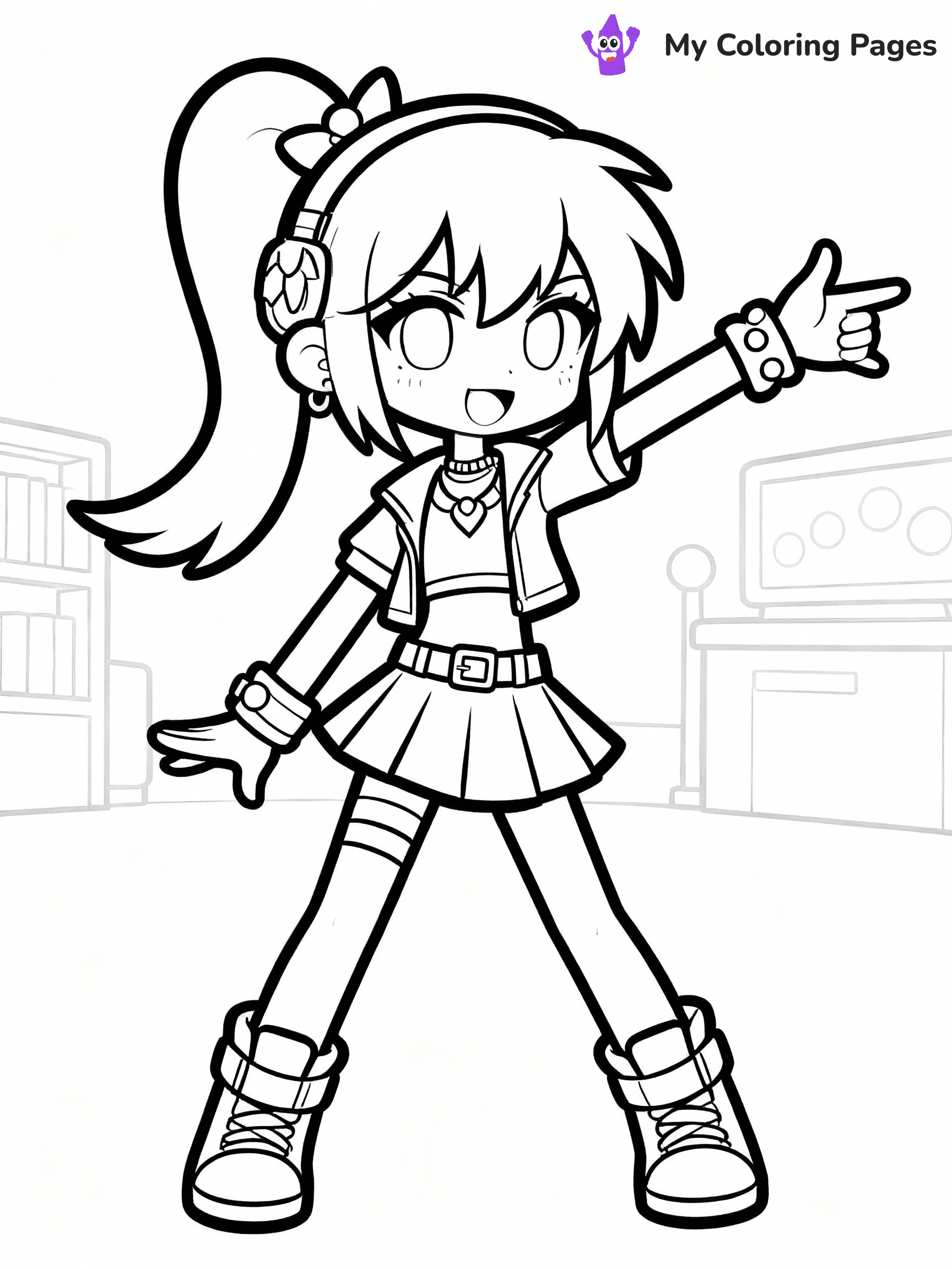 Gacha Life Coloring Pages - 25