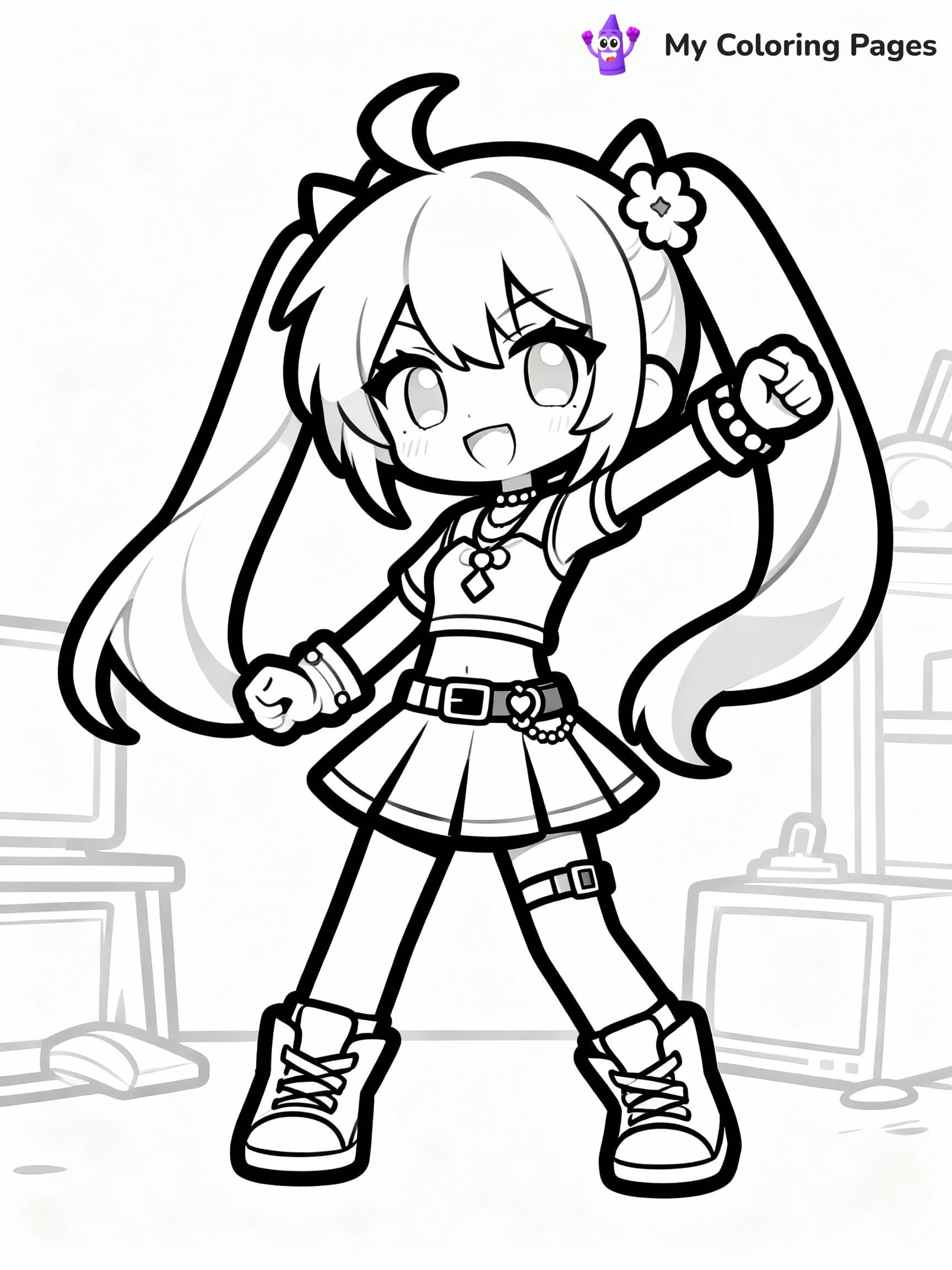 Gacha Life Coloring Pages - 24