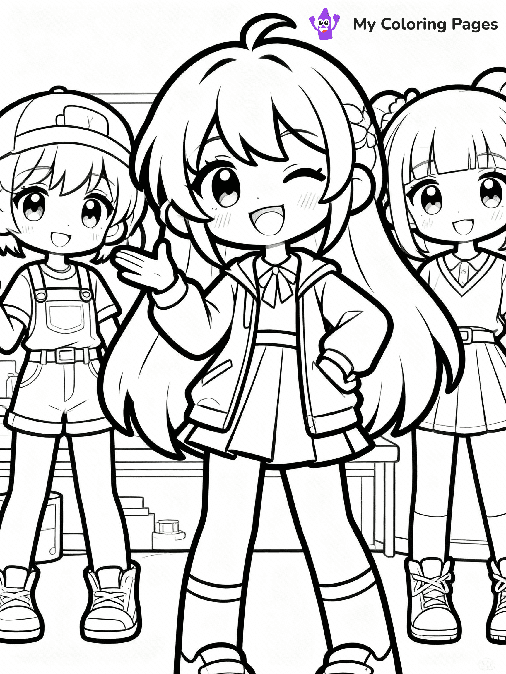 Gacha Life Coloring Pages - 6