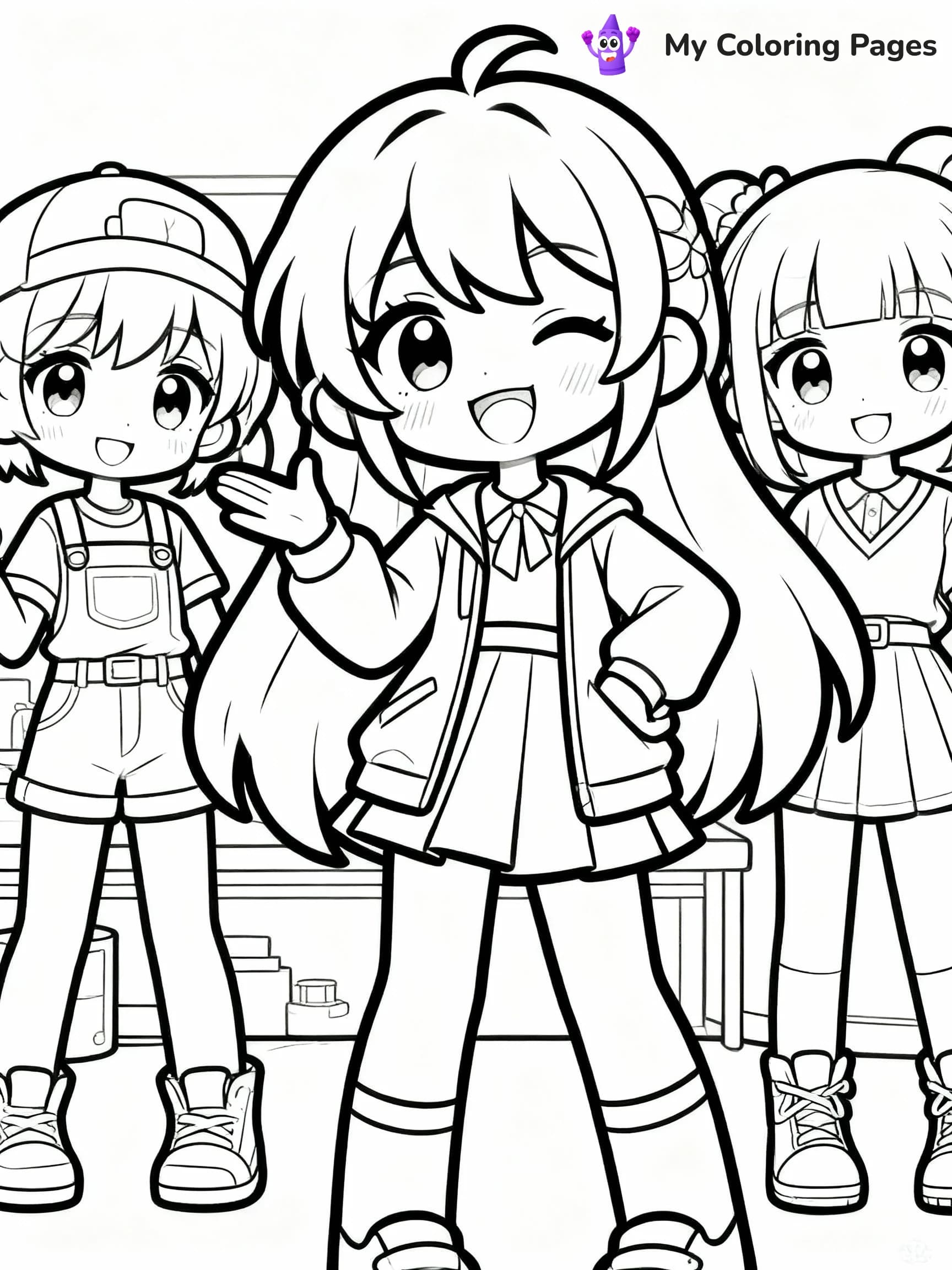 Gacha Life Coloring Pages - 6