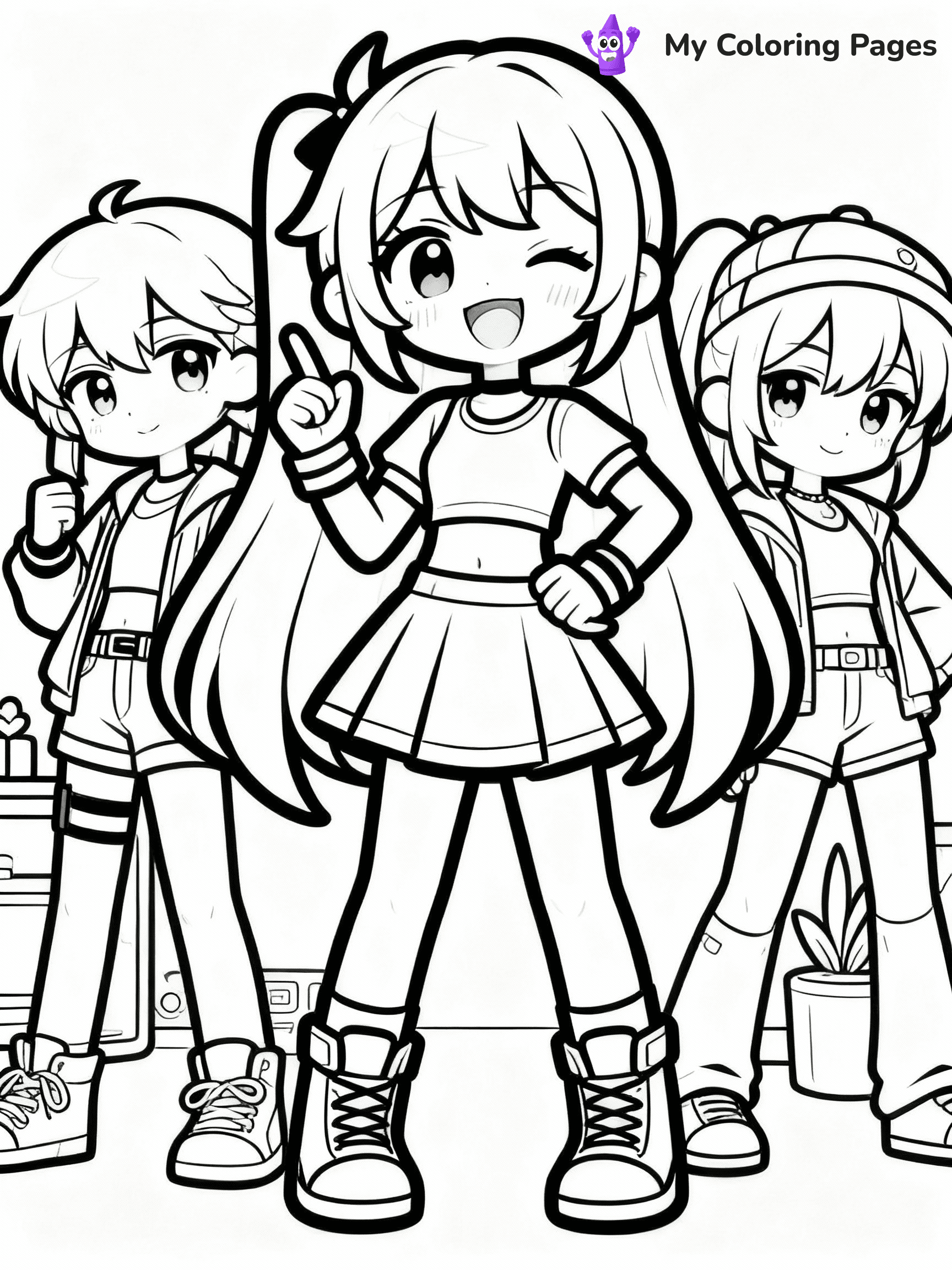Gacha Life Coloring Pages - 5