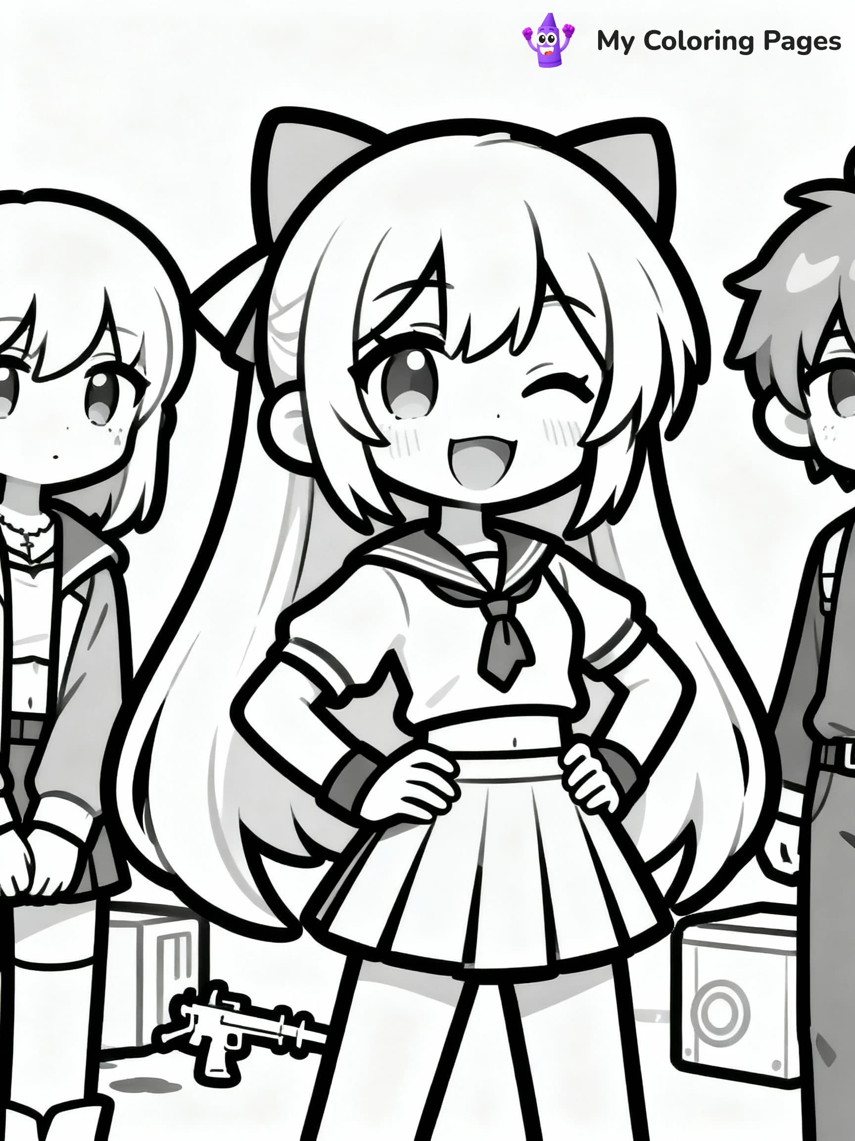 Gacha Life Coloring Pages - 4