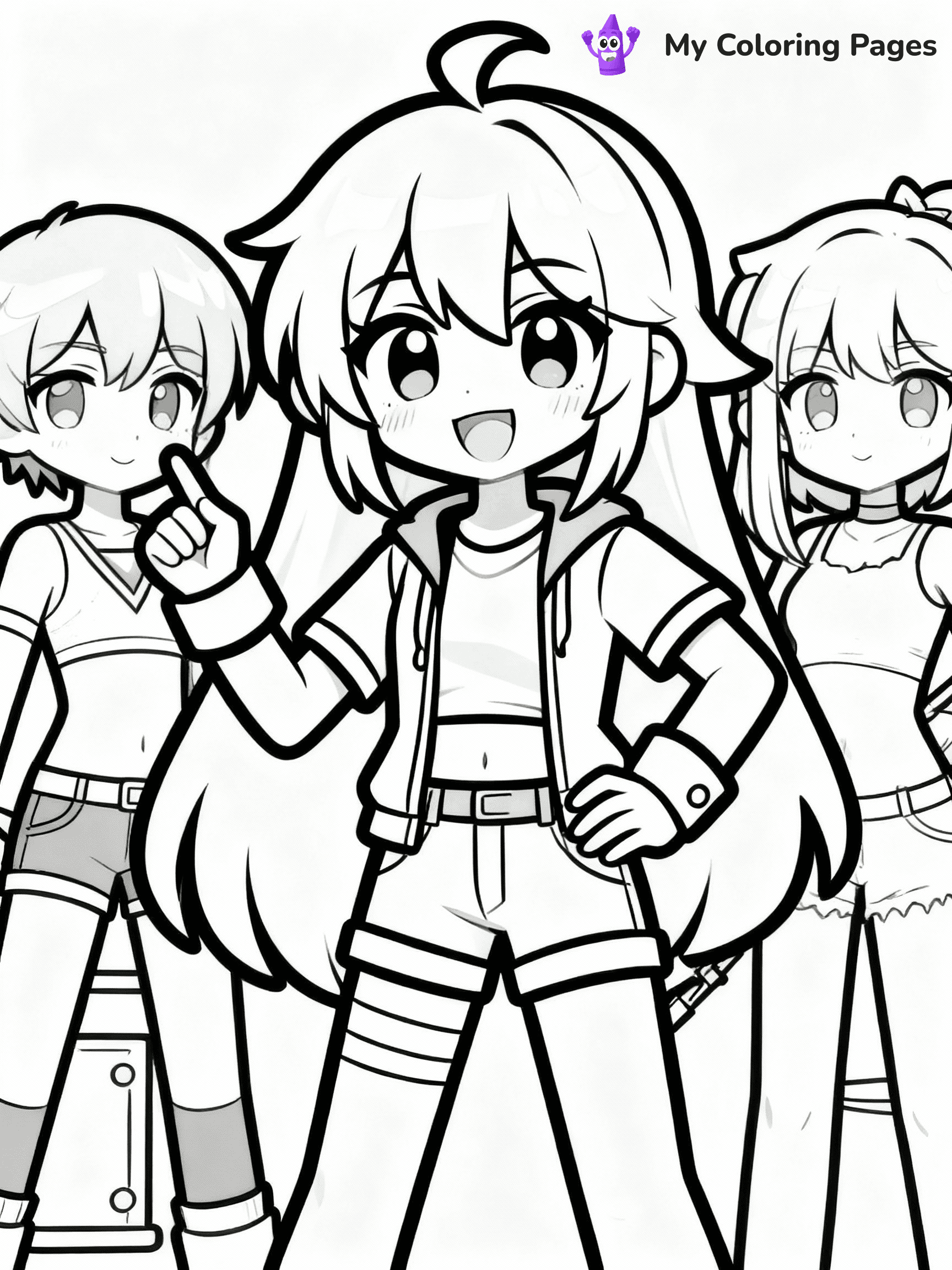 Gacha Life Coloring Pages - 3