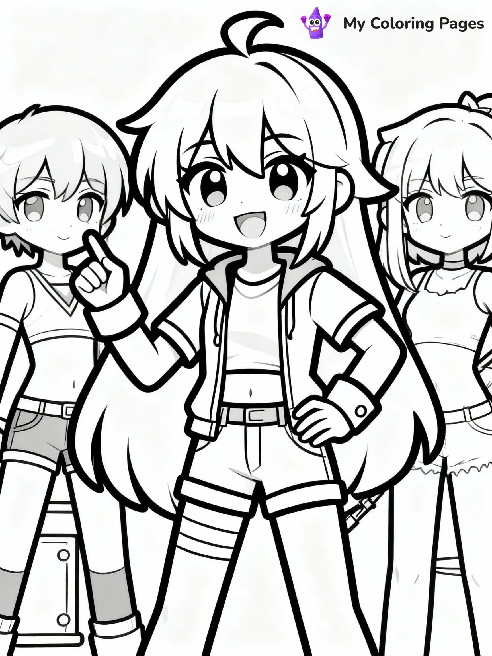 Gacha Life Coloring Pages - 3