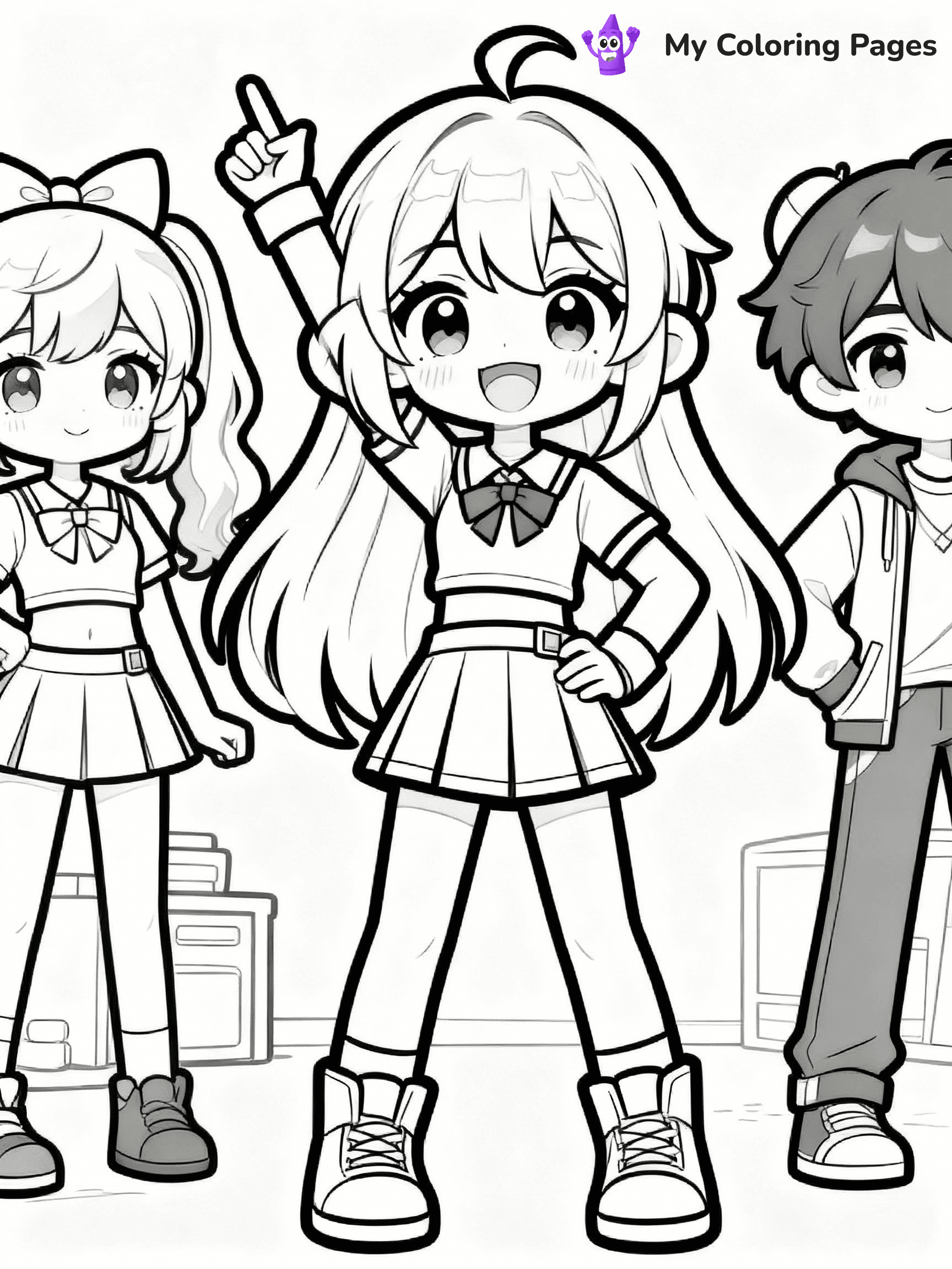 Gacha Life Coloring Pages - 2