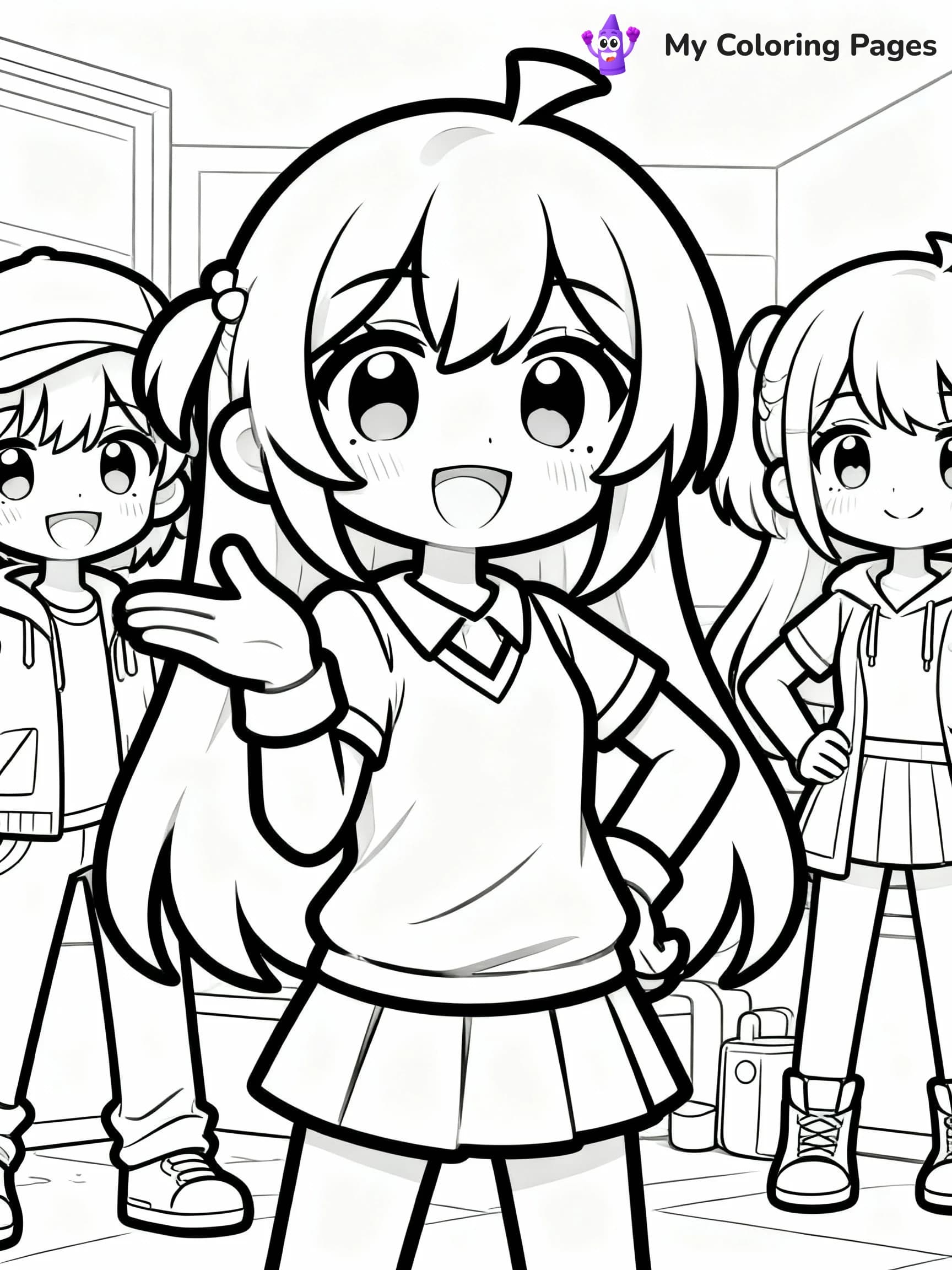 Gacha Life Coloring Pages - 1