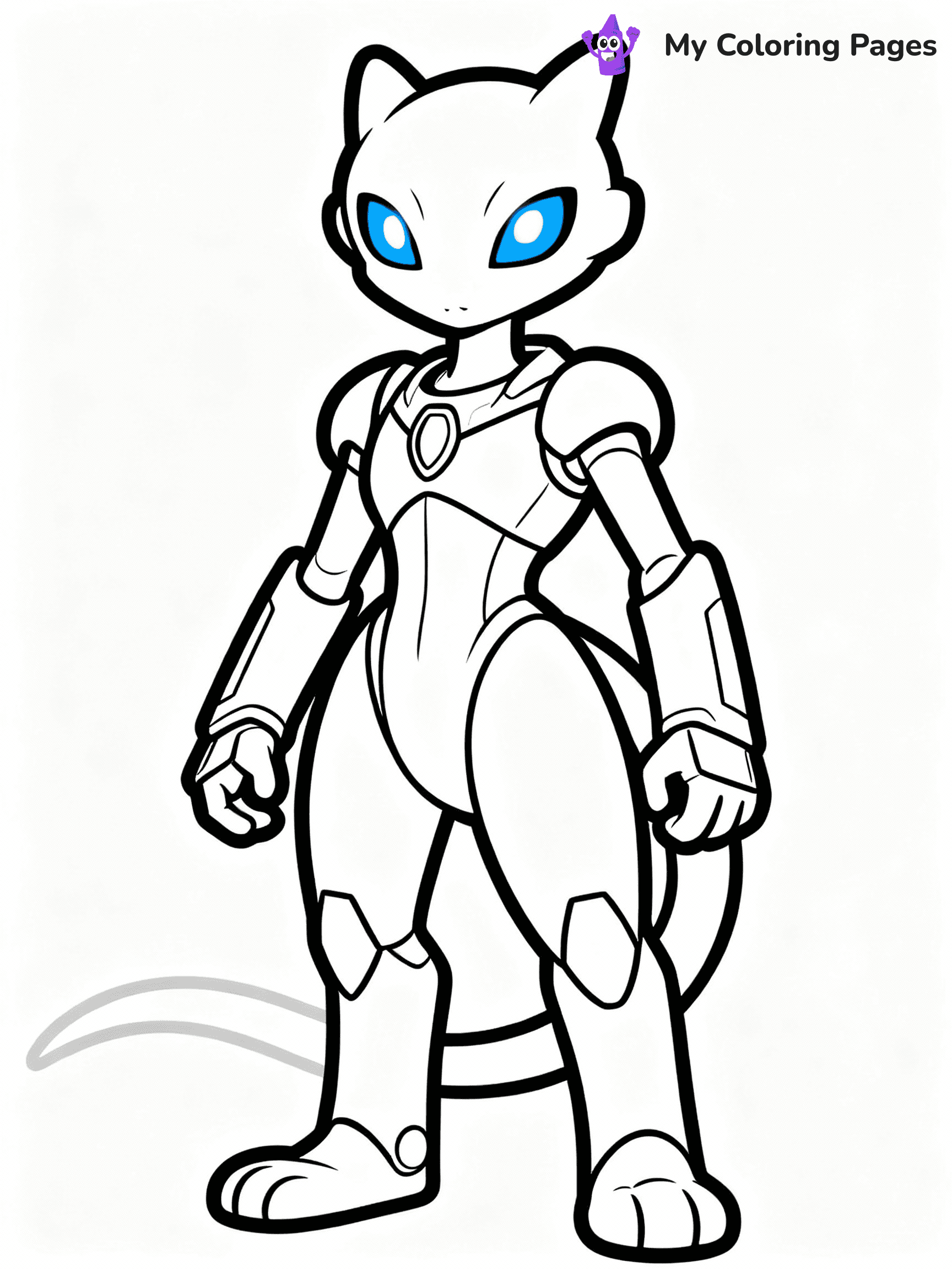 Mewtwo Coloring Pages - 26