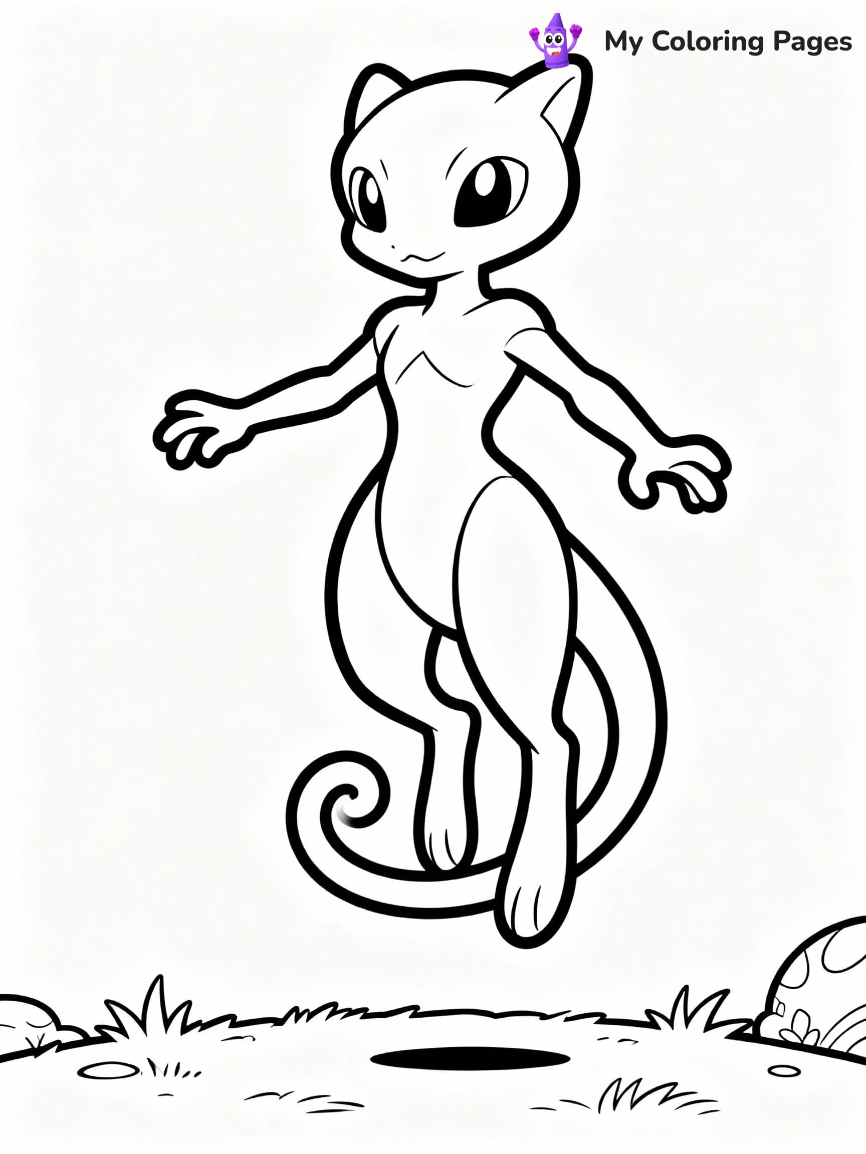 Mewtwo Coloring Pages - 10