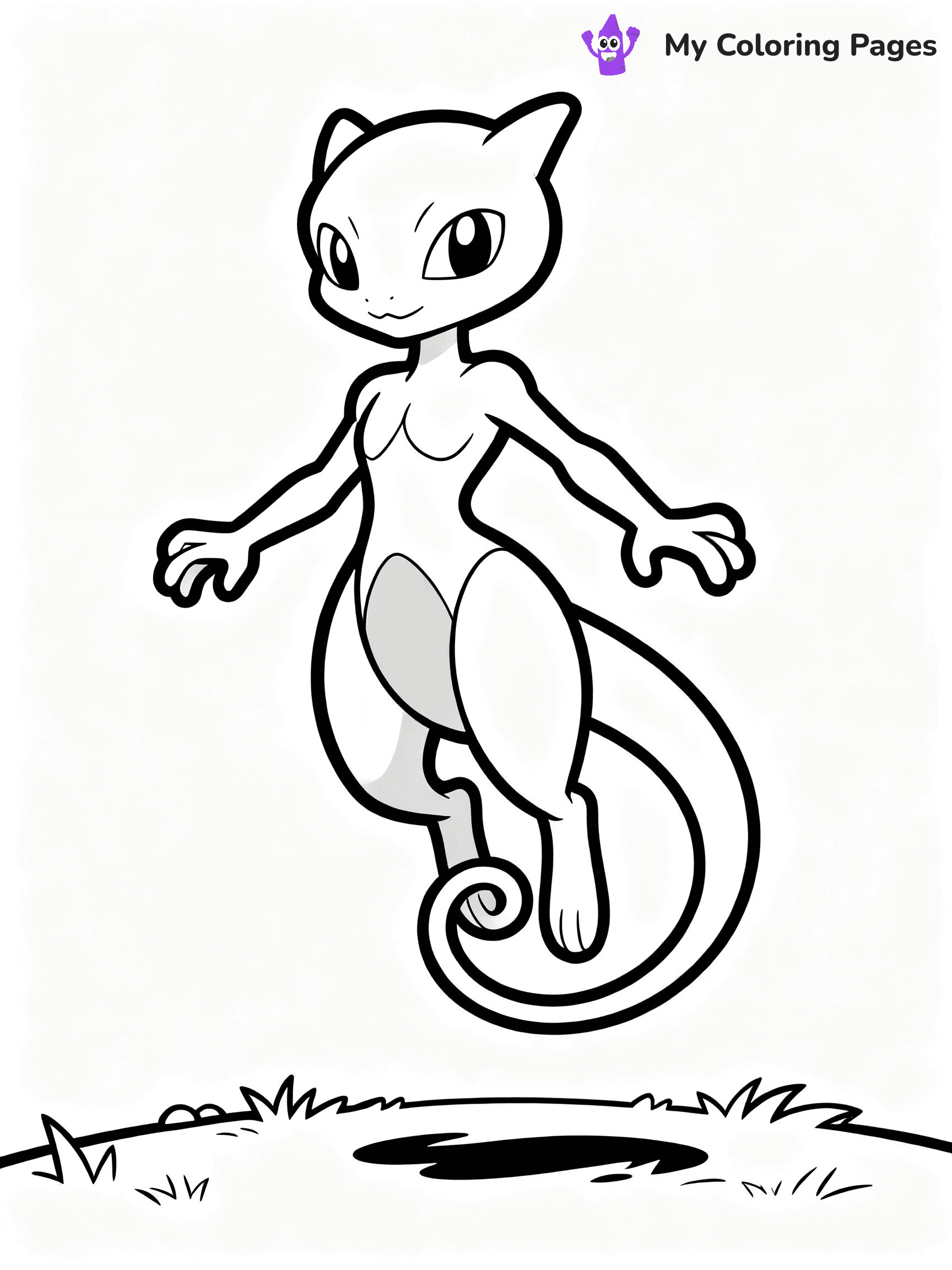 Mewtwo Coloring Pages - 8