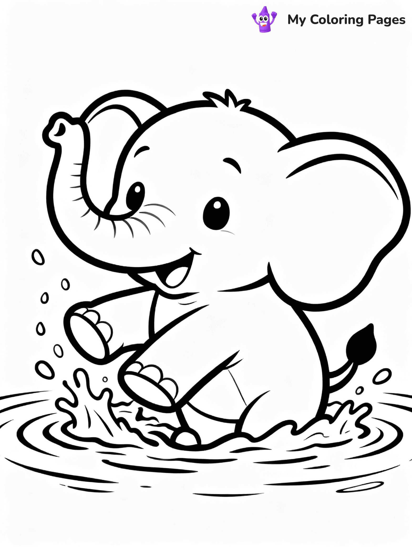 Baby Animal Coloring Pages - 108