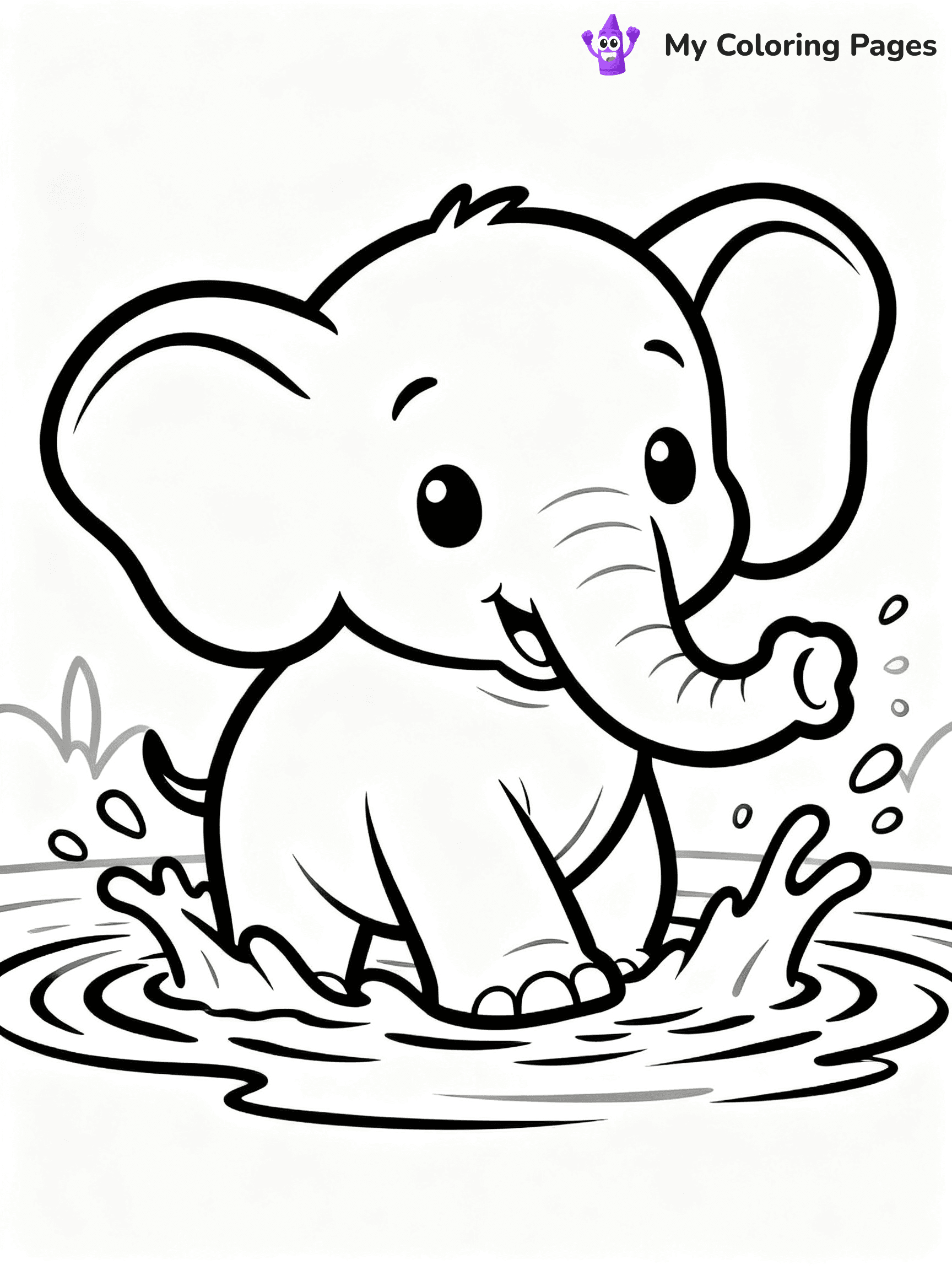 Baby Animal Coloring Pages - 106