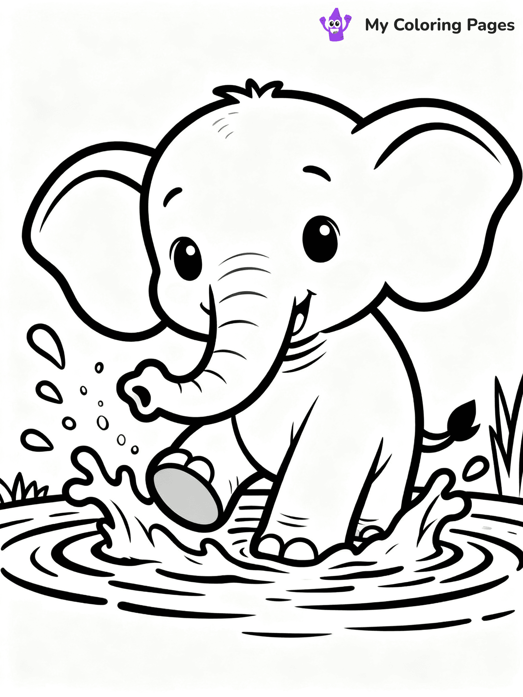 Baby Animal Coloring Pages - 104