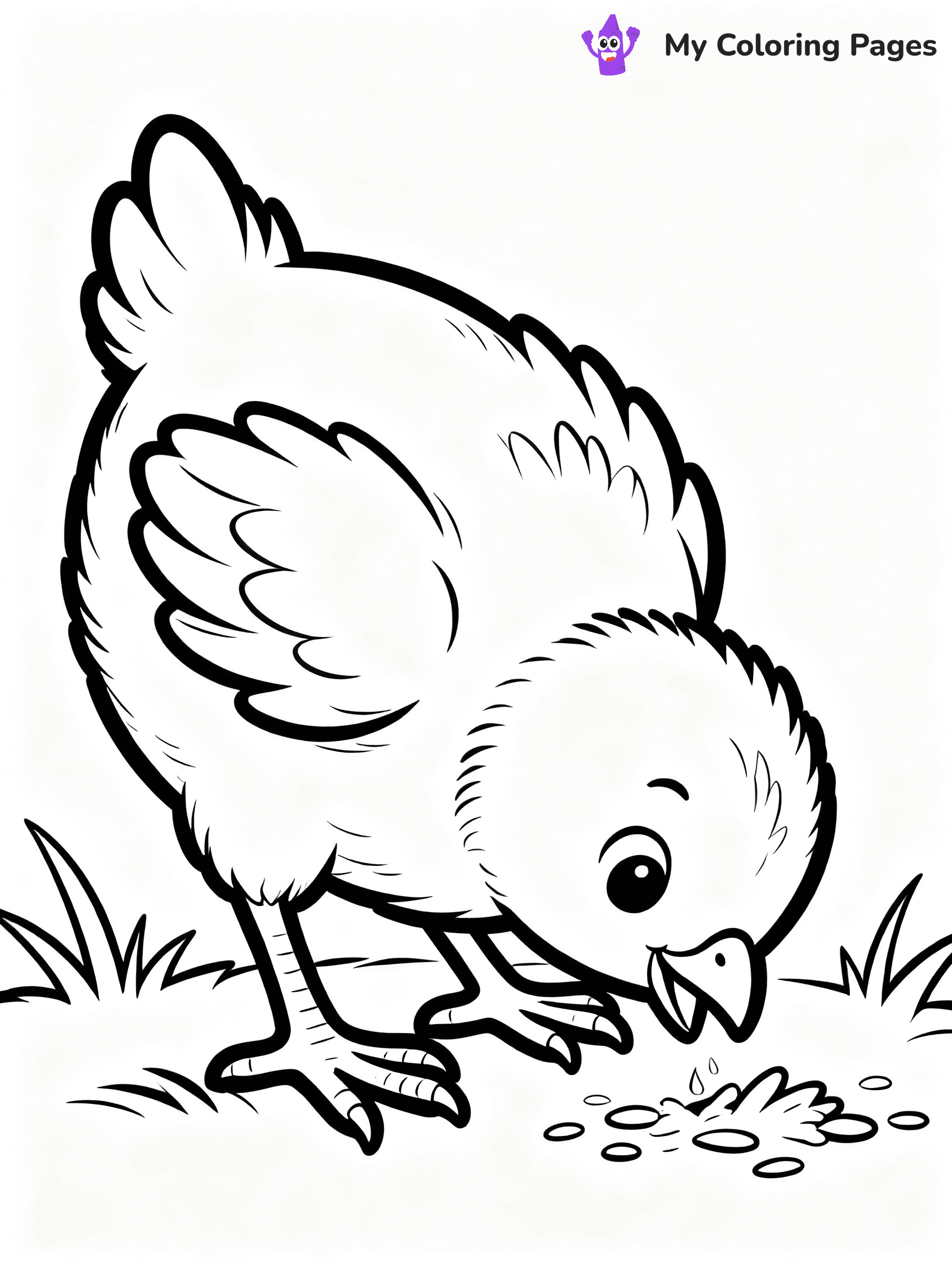 Baby Animal Coloring Pages - 103