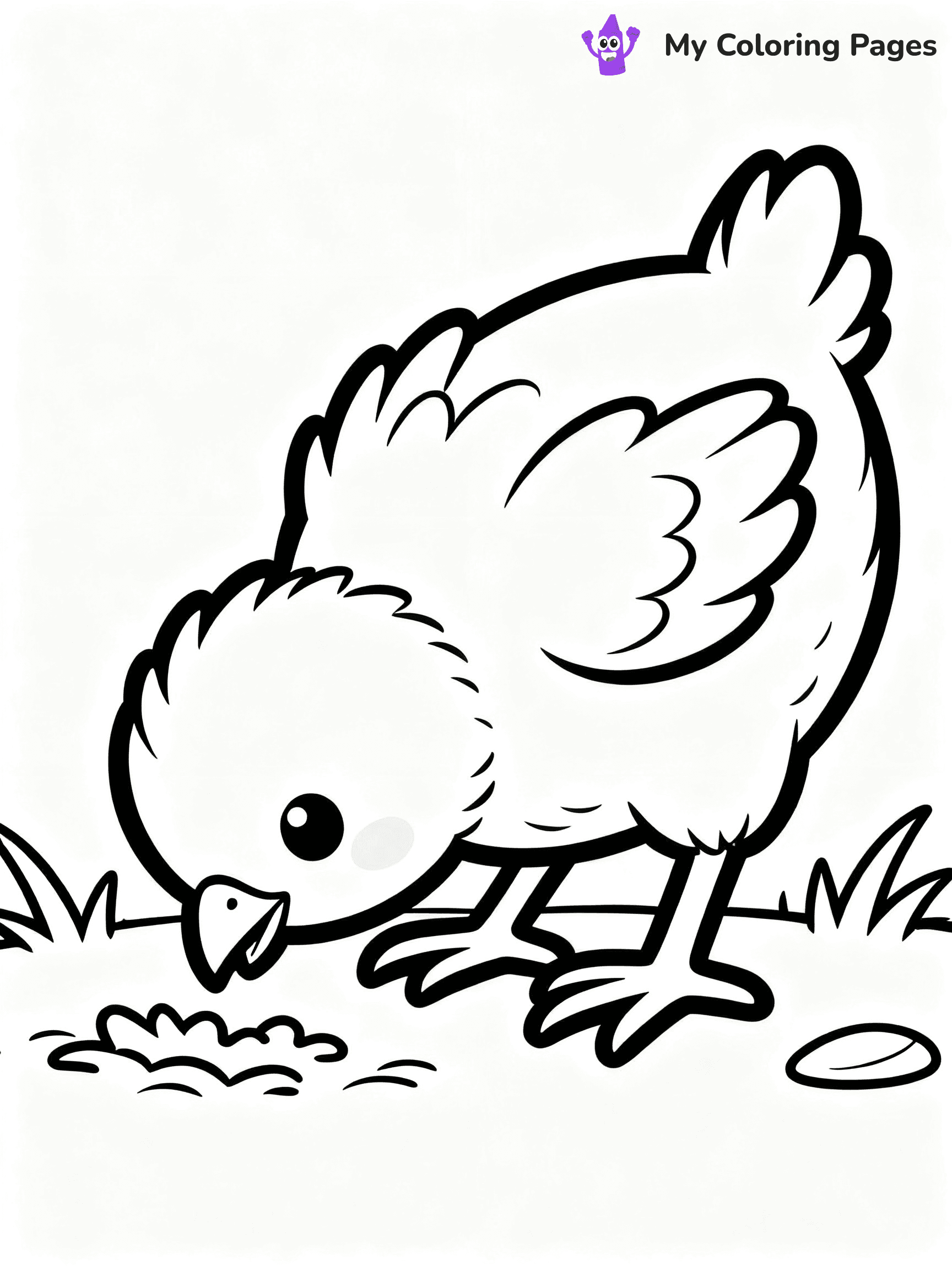 Baby Animal Coloring Pages - 102