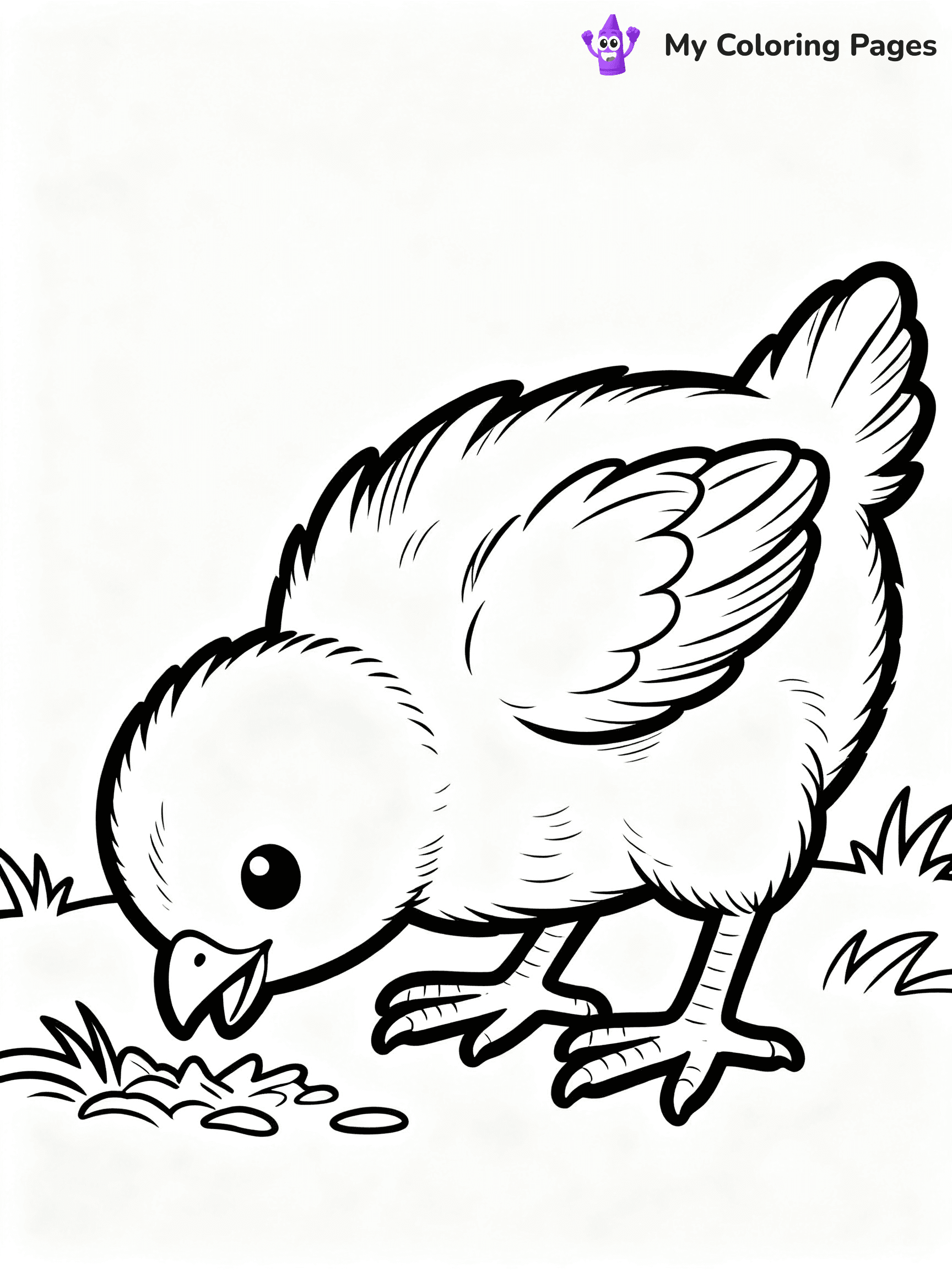 Baby Animal Coloring Pages - 99